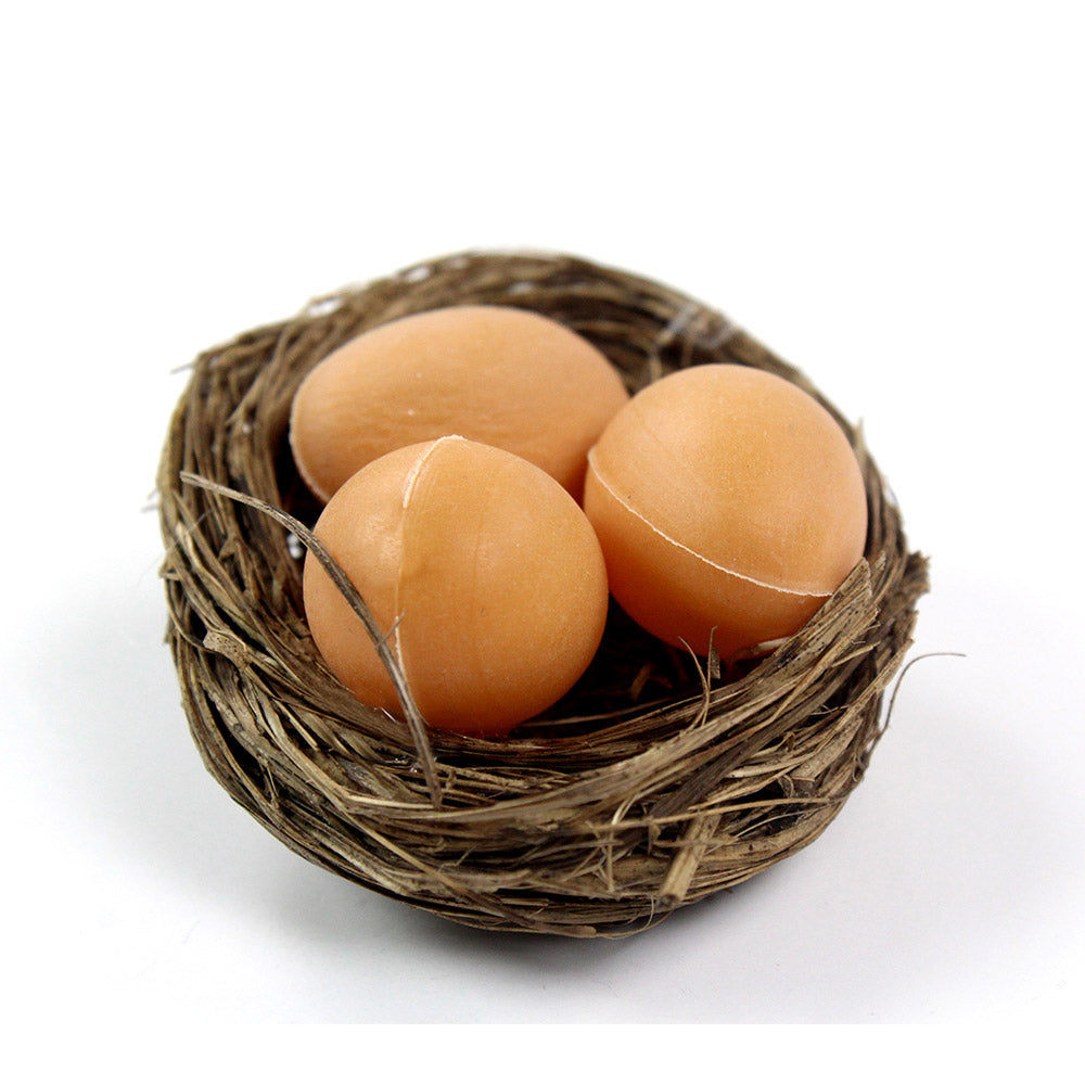 Bird Nest W/ 3 Egg 2inch 1pc