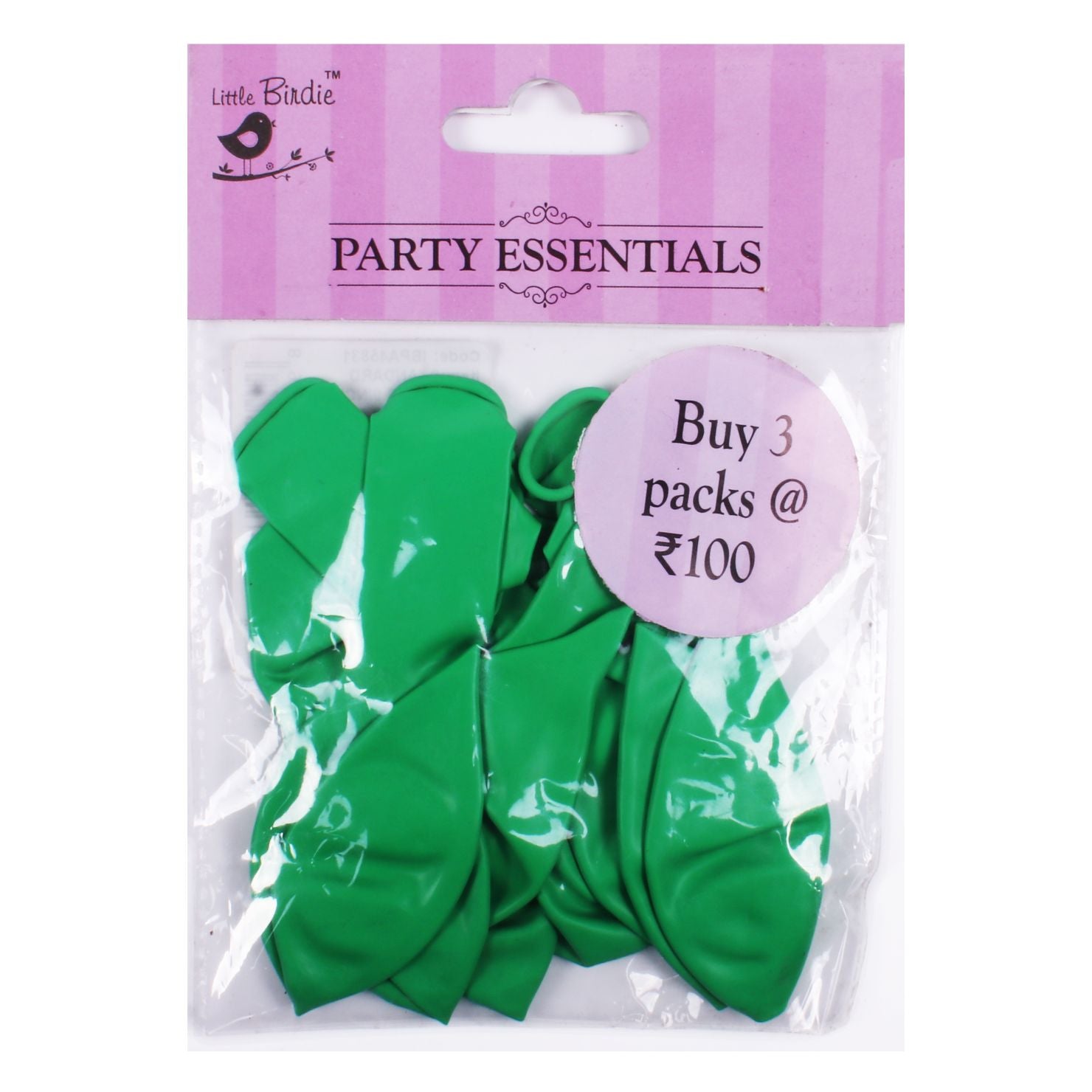8PCS 5-Inch Green Balloons – Simple Pack Of 8 Small Green Latex Balloons