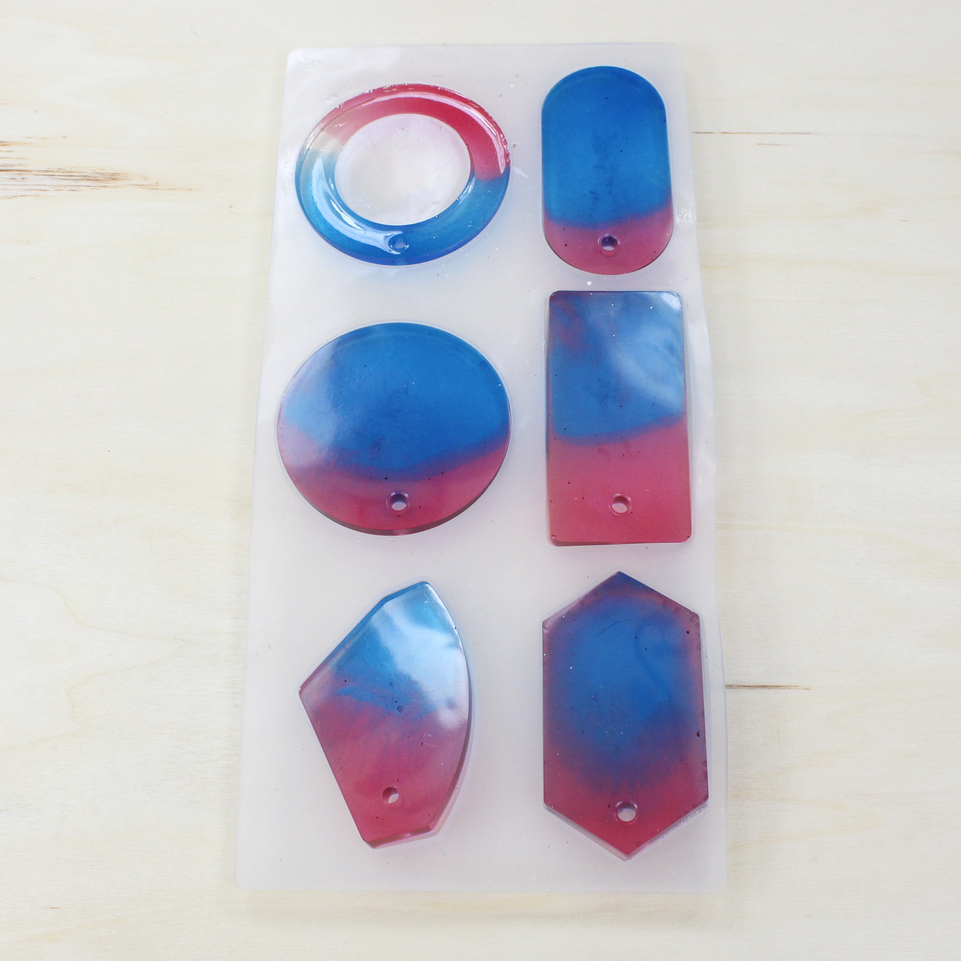 Resin Silicone Mould Geometrical Assortment 1pc