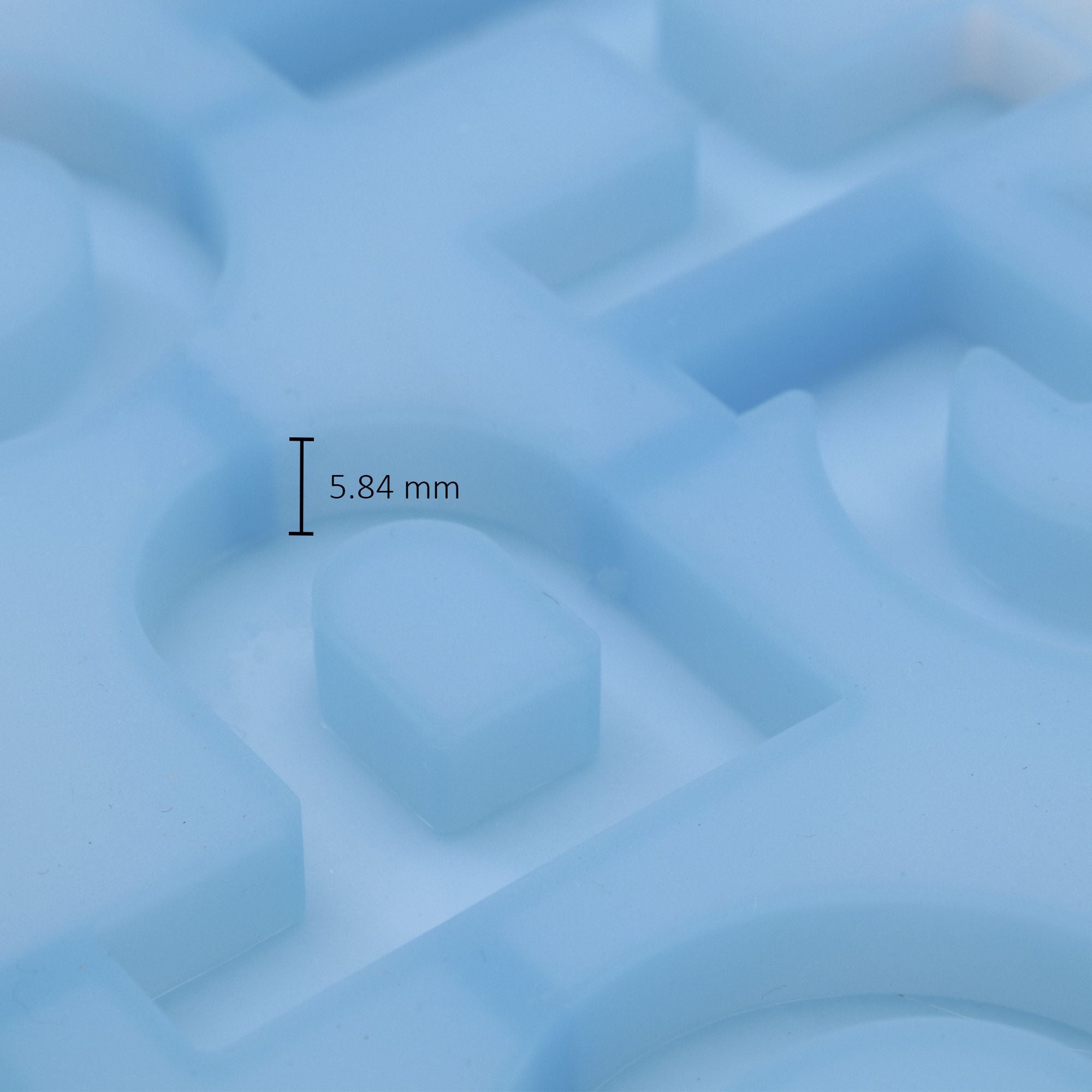 Silicone Mould Alphabets L-13.7 Inch W-7.5 Inch D-5.842Mm 1Pc