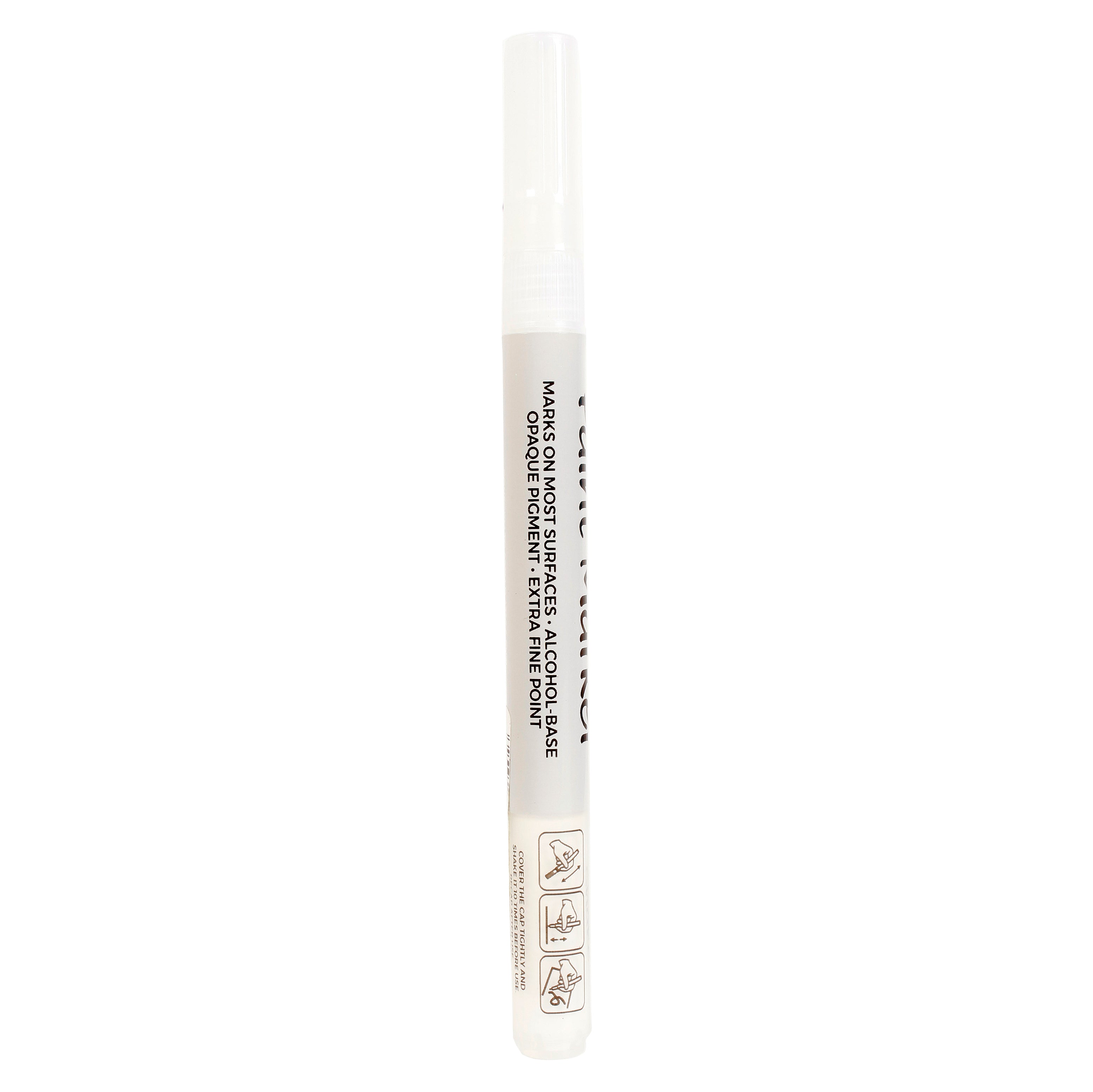 Metallic Paint Marker White 1.0Mm Tip 1Pc Ib