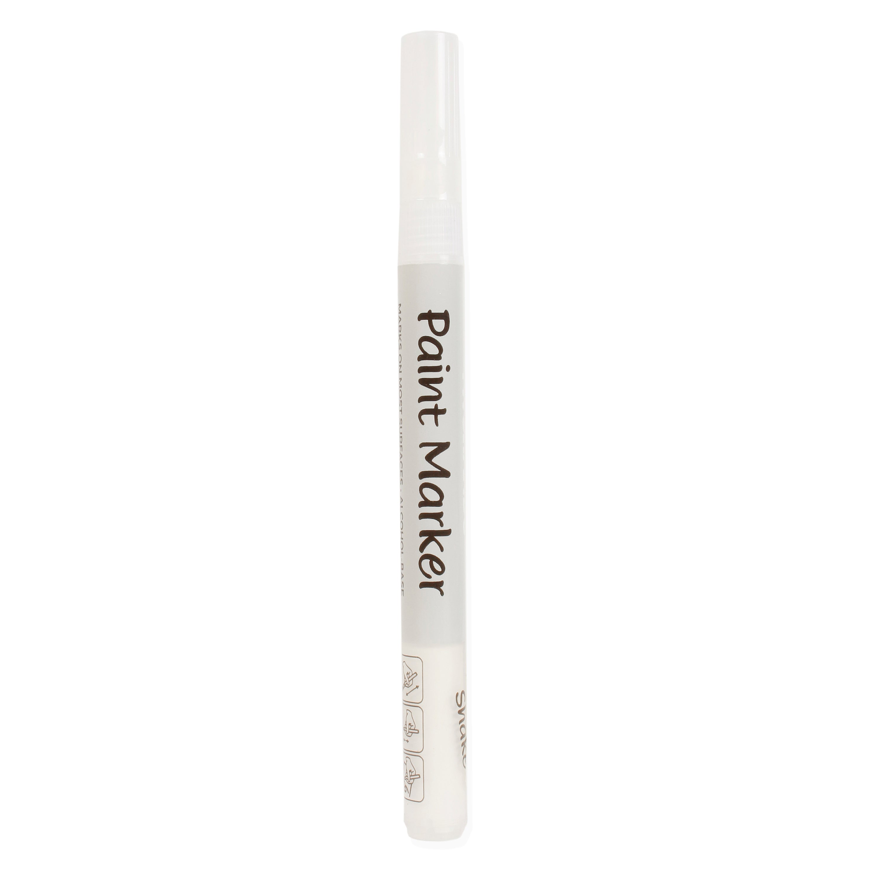Metallic Paint Marker White 1.0Mm Tip 1Pc Ib