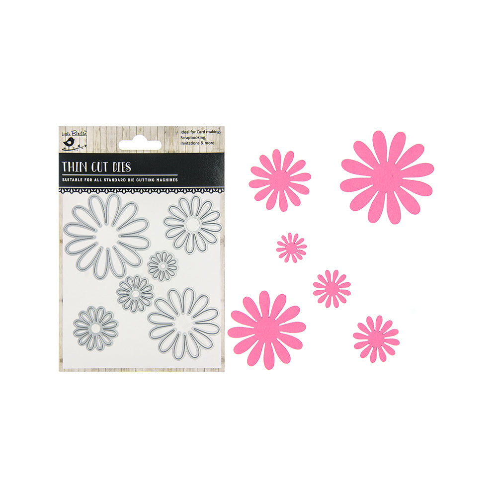 Thin Cut Flower Die Daisy 6Pcs