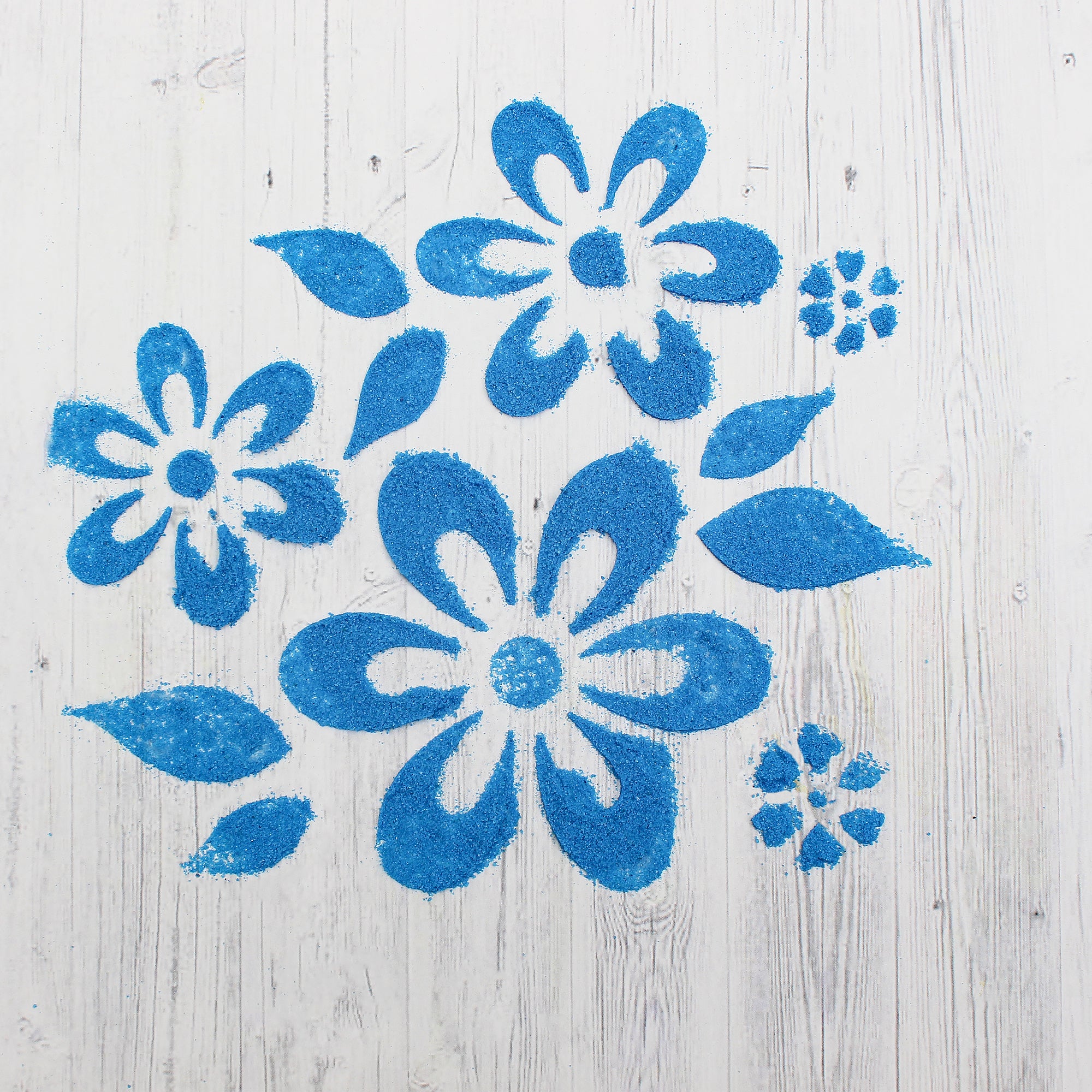 Chipboard Stencil - Wild Daisies, 8 X 9 inch