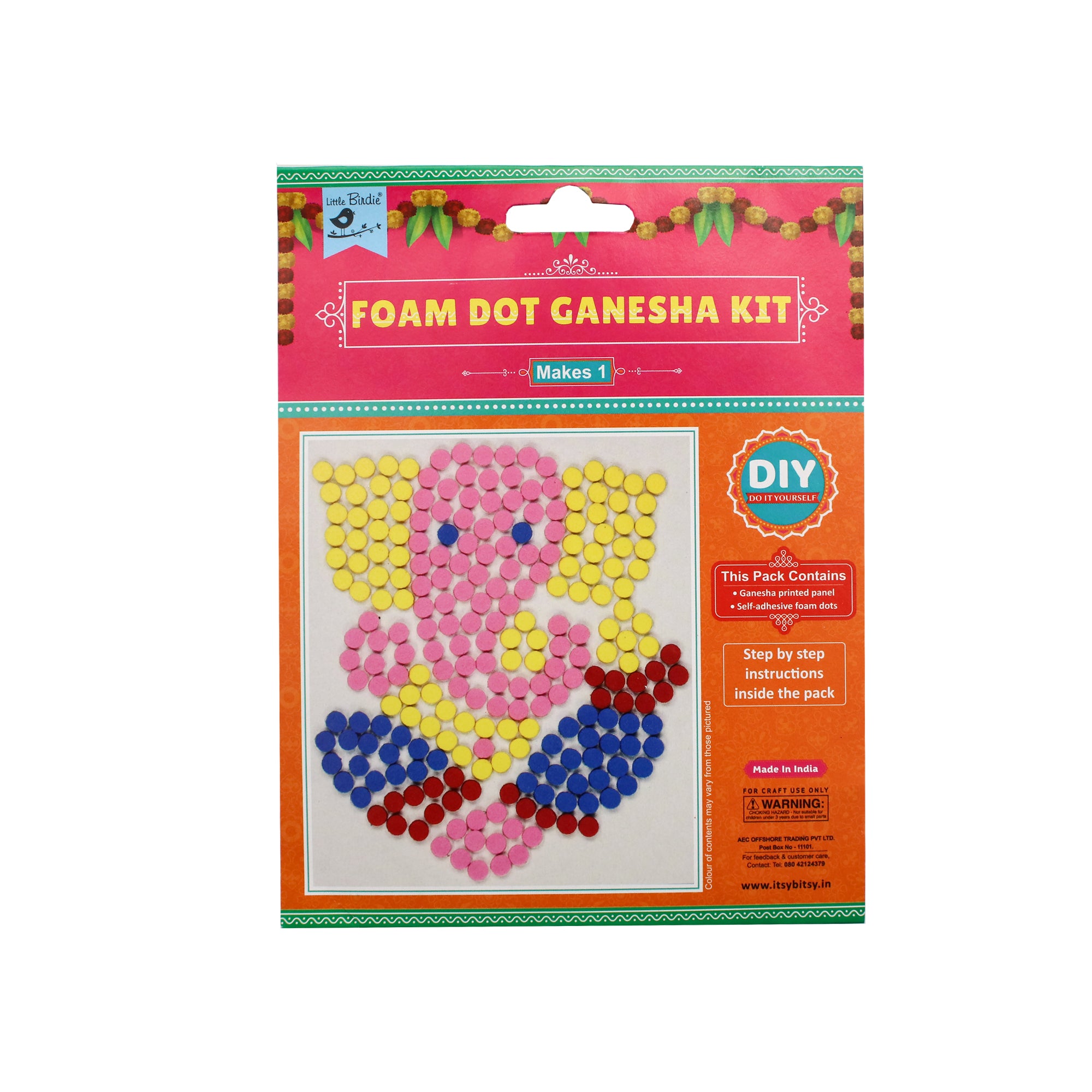Diy Foam Dot Ganesha Kit