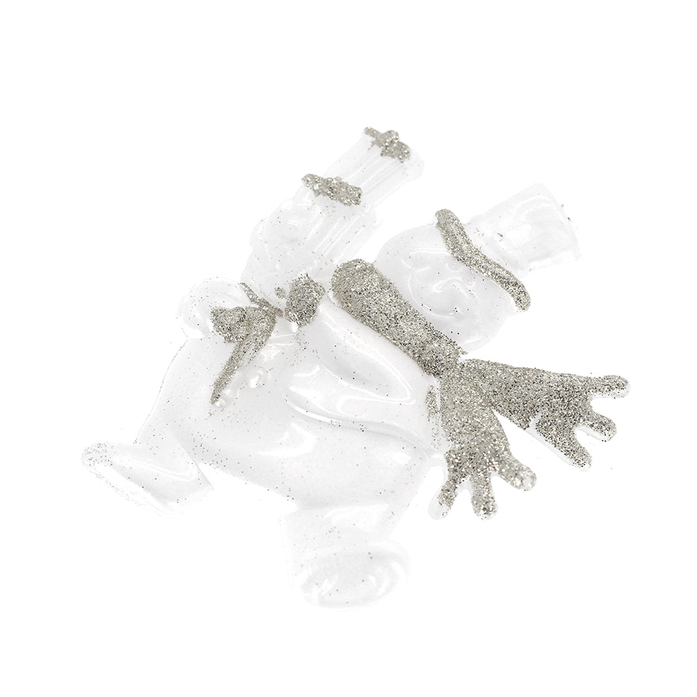 Christmas Decoration Hanging- Snowman Silver