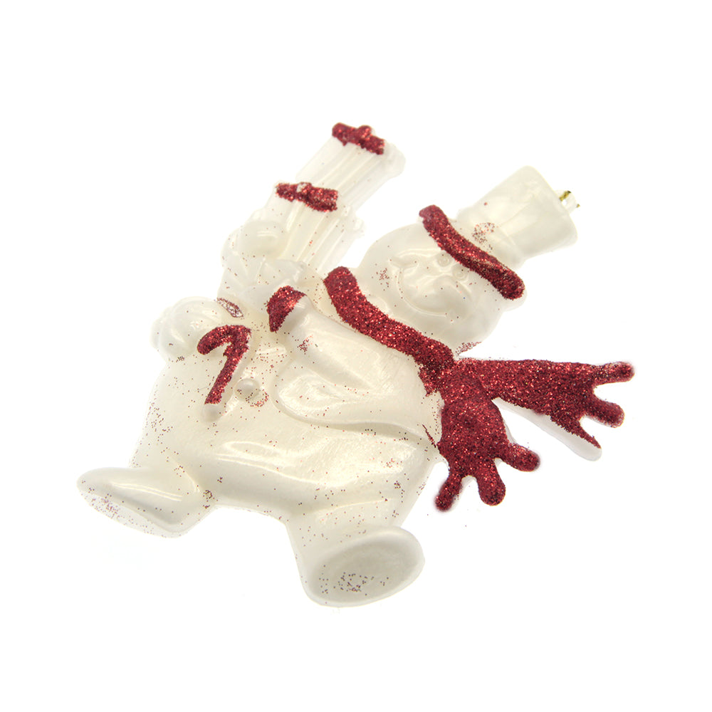 Christmas Decoration Hanging- Snowman Red