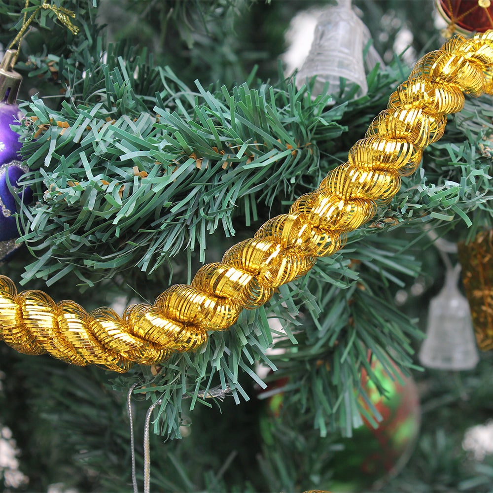 Christmas Decoration Tinsel Rope- Gold