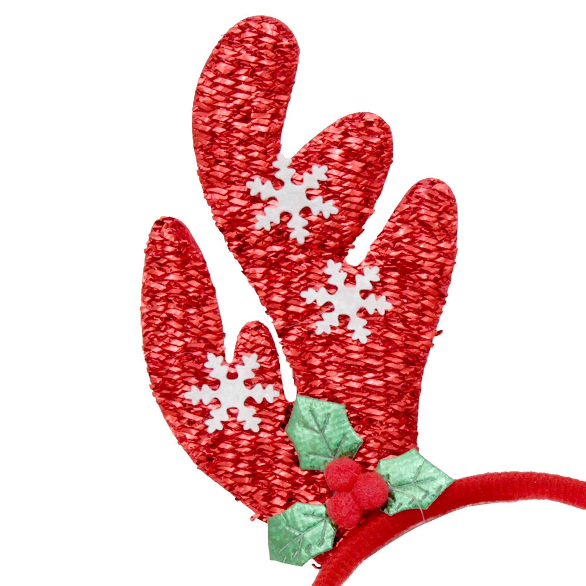 X-Mas Reaindeer Antler Tinsel Hair Band 1Pc