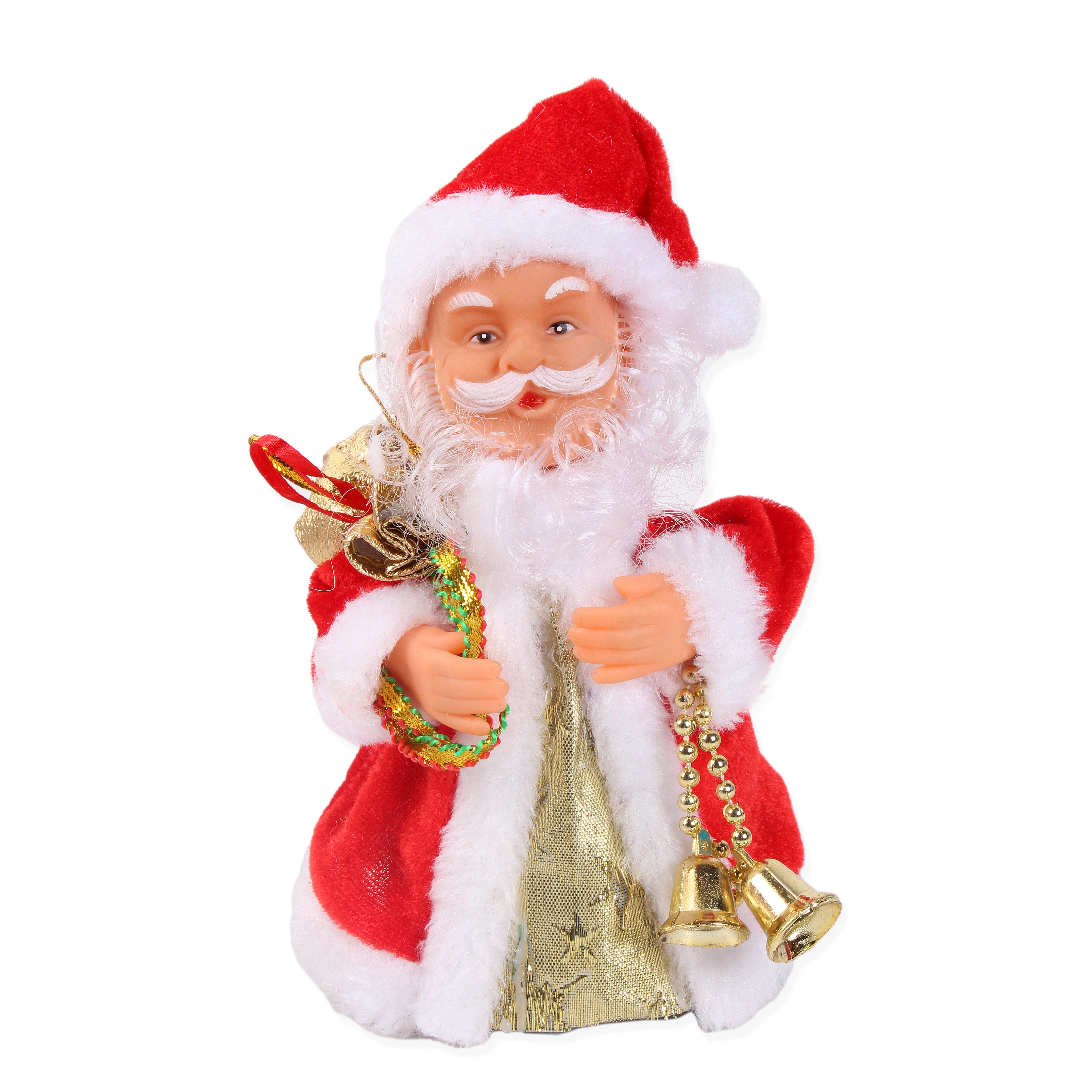Christmas Toy Musical Rotating Santa 7inch 1pc Box IB