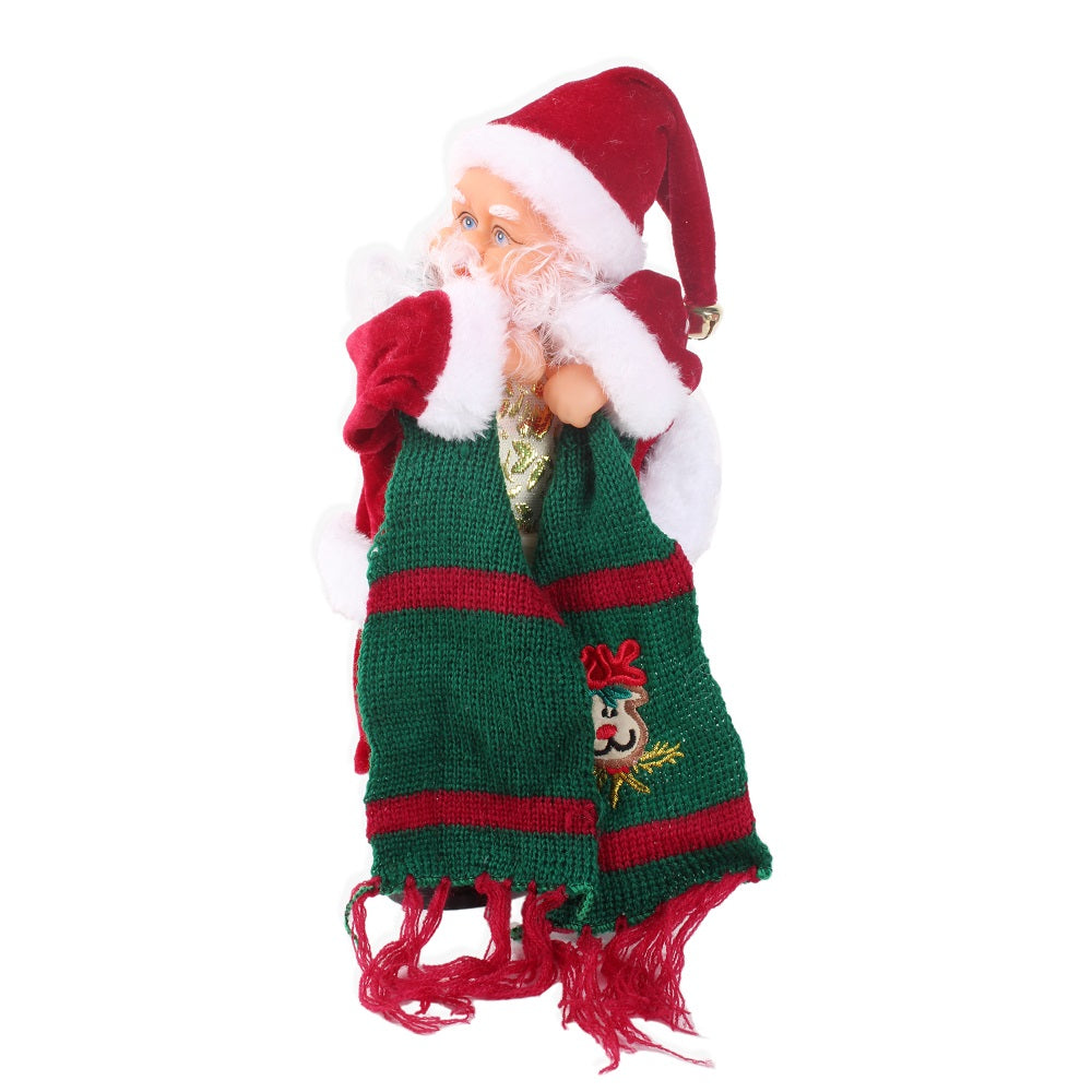 Christmas Toy Musical Moving Santa 11inch 1pc Box IB
