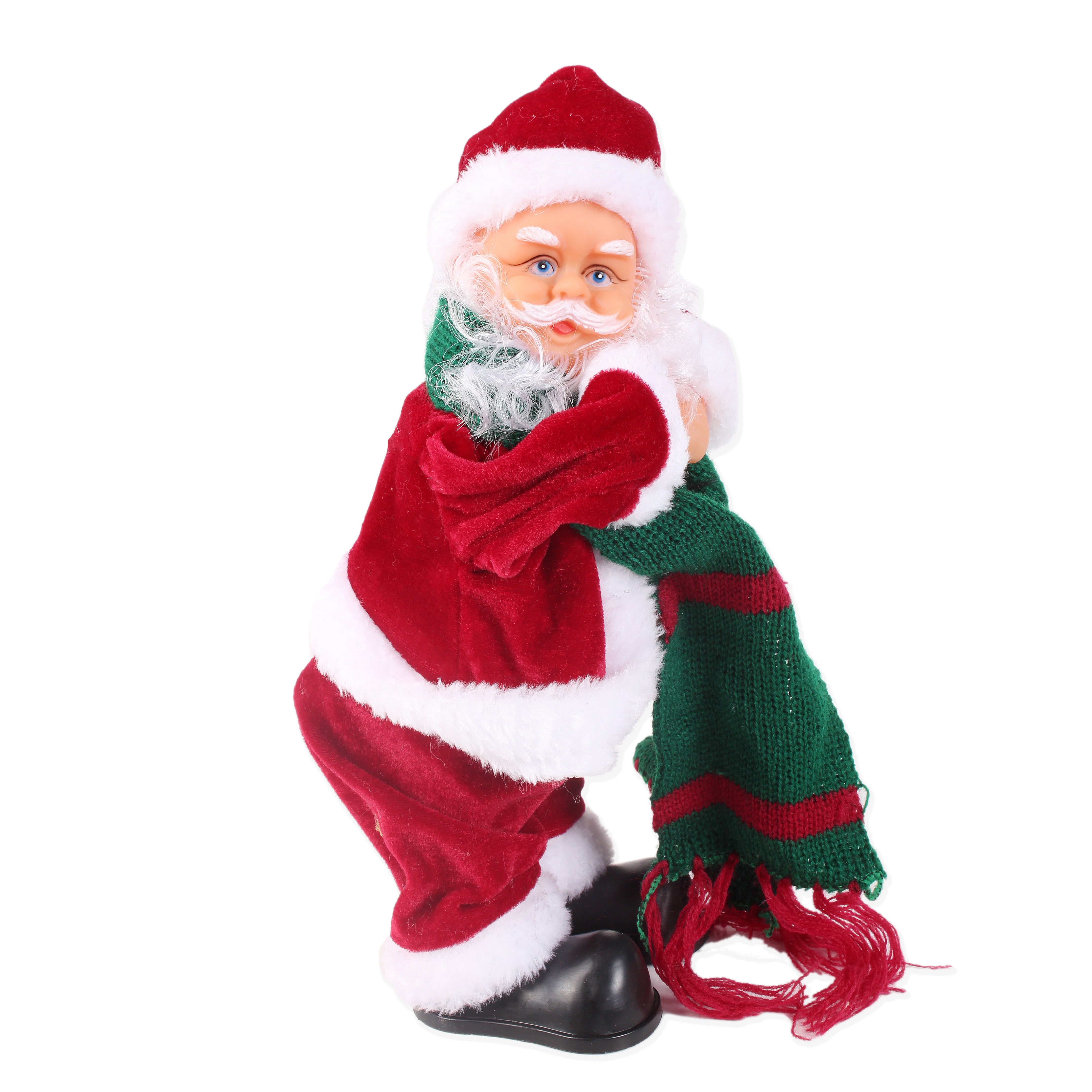 Christmas Toy Musical Moving Santa 11inch 1pc Box IB