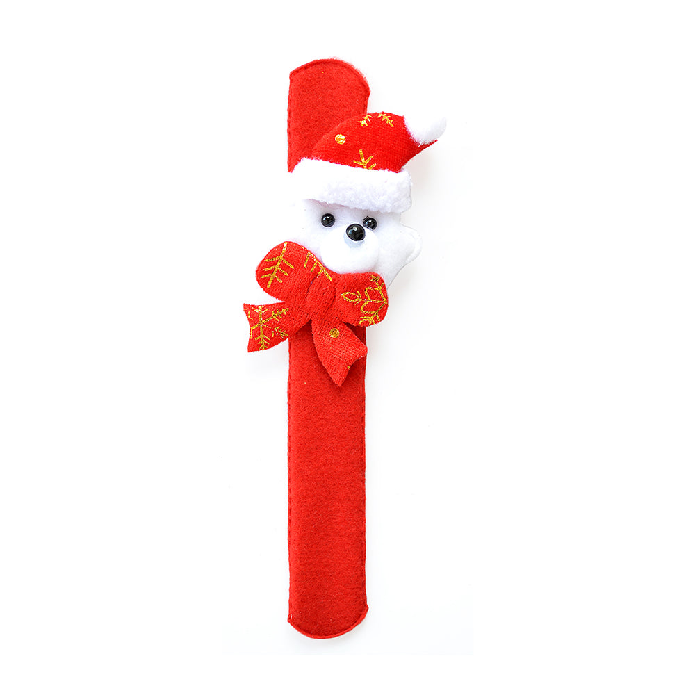 Itsy Bitsy Christmas Wrist Band Assorted Design- Red