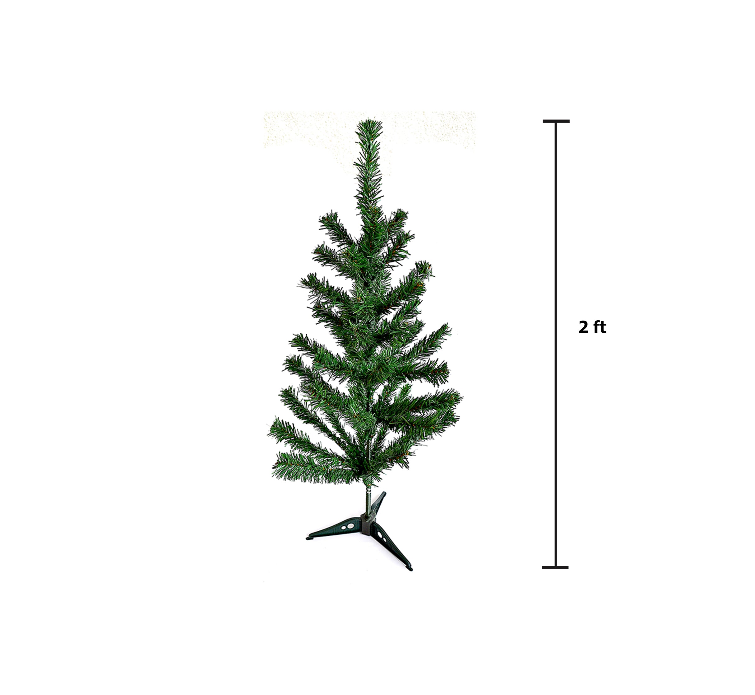 Itsy Bitsy Christmas Tree With Plastic Stand 2 Feet