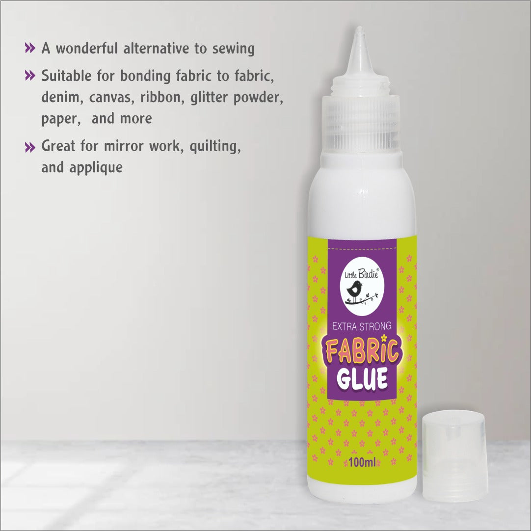 Fabric Glue 100ml Squeeze Bottle