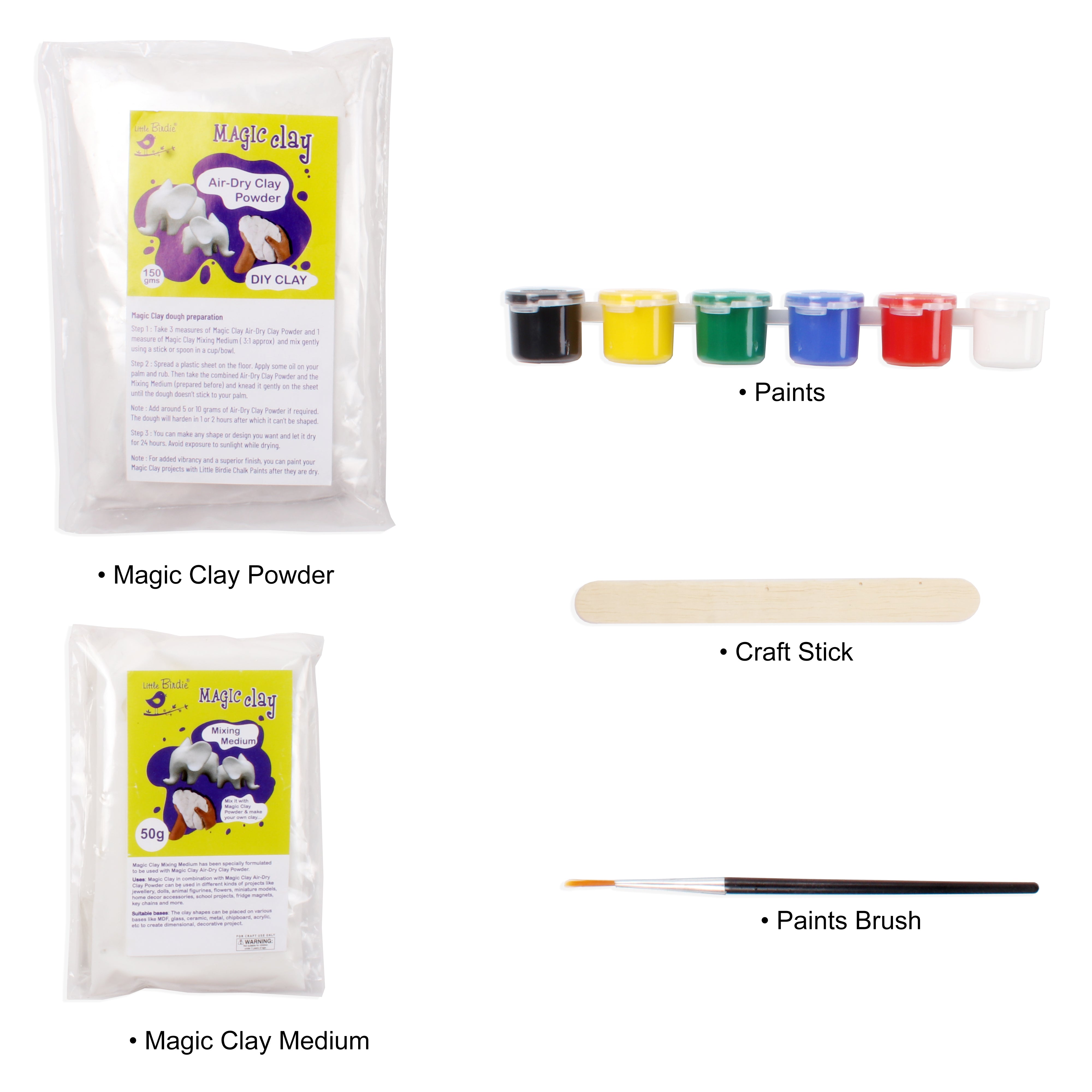 Diy Magic Clay Modelling Kit 1 Box