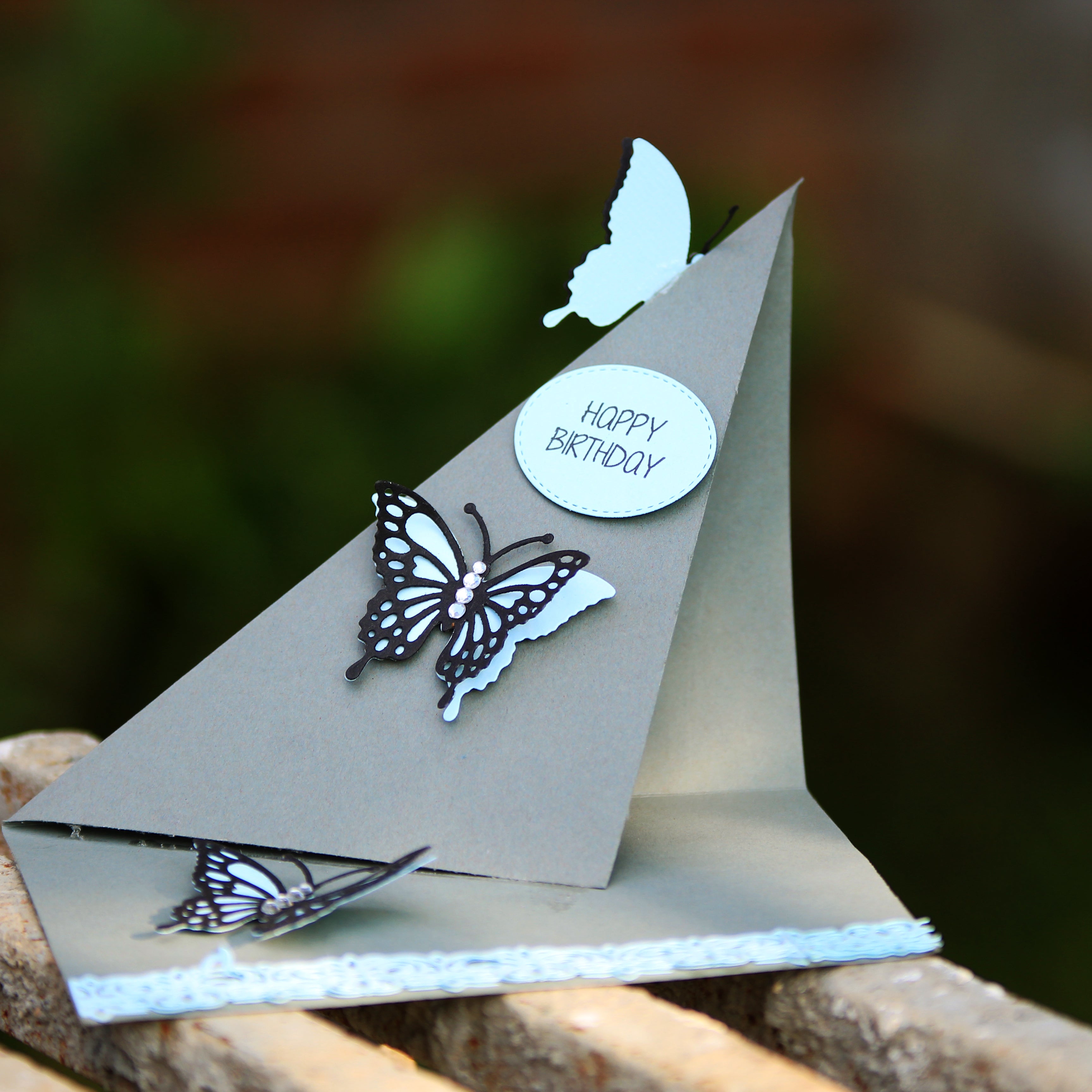 Thin Cut Dies Beauteous Butterflies 6.7 X 5.1Cm 6.6 X 5Cm 2Pc