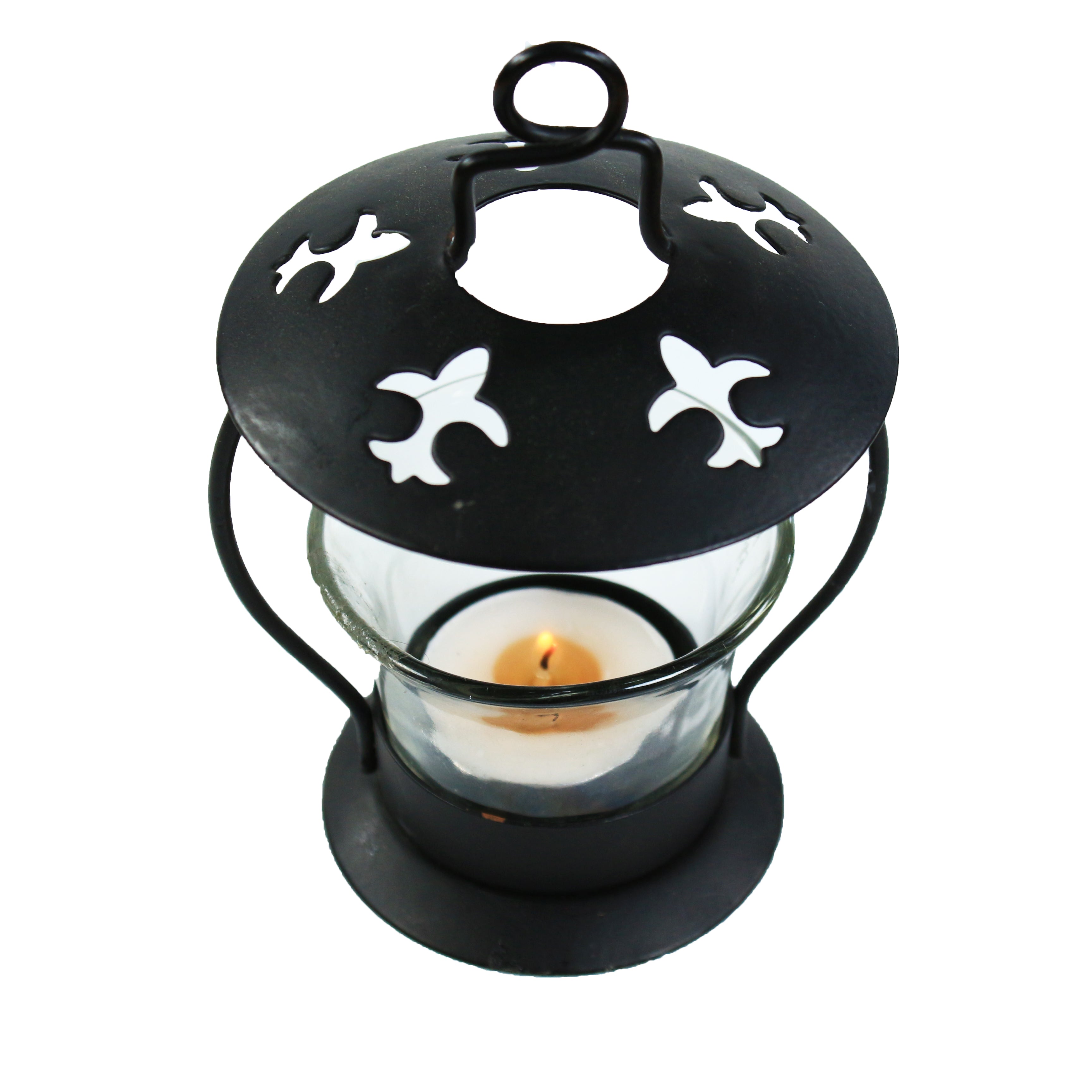 Decorative Candle Holder Black - 1Pc