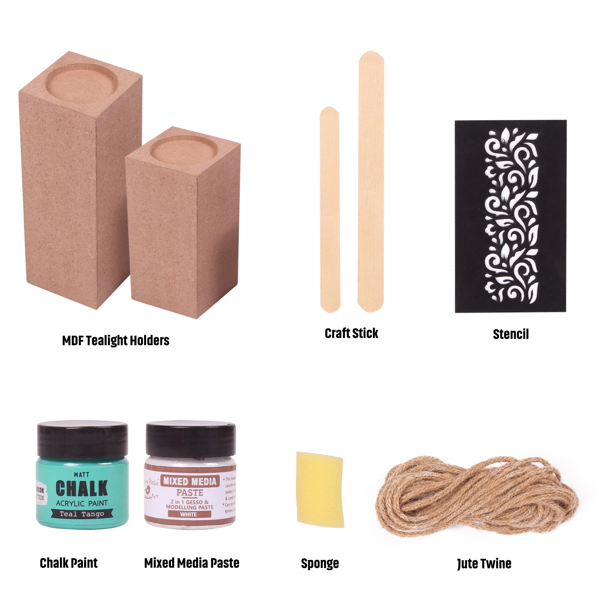 Diy Trendy Tealight Holder Kit 2Set 1Box