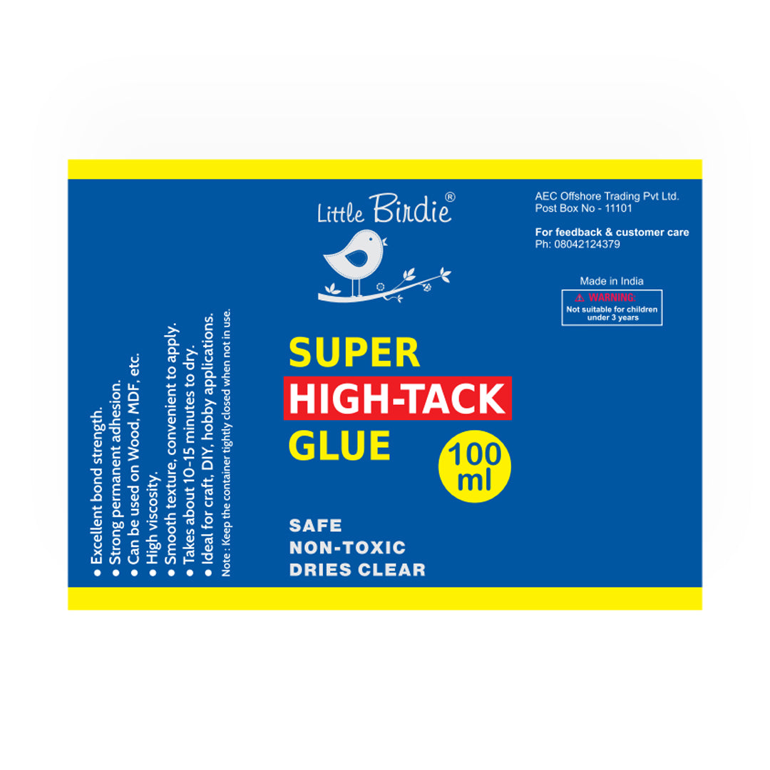 Super Hightack Glue 100ml Squeeze Bottle