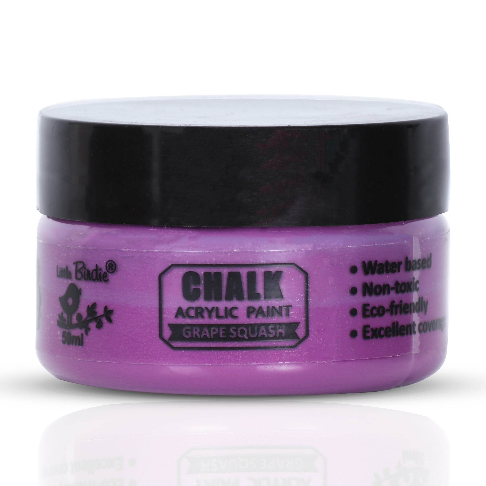 Home Decor Chalk Paint Grape Squash 50ml Bottle