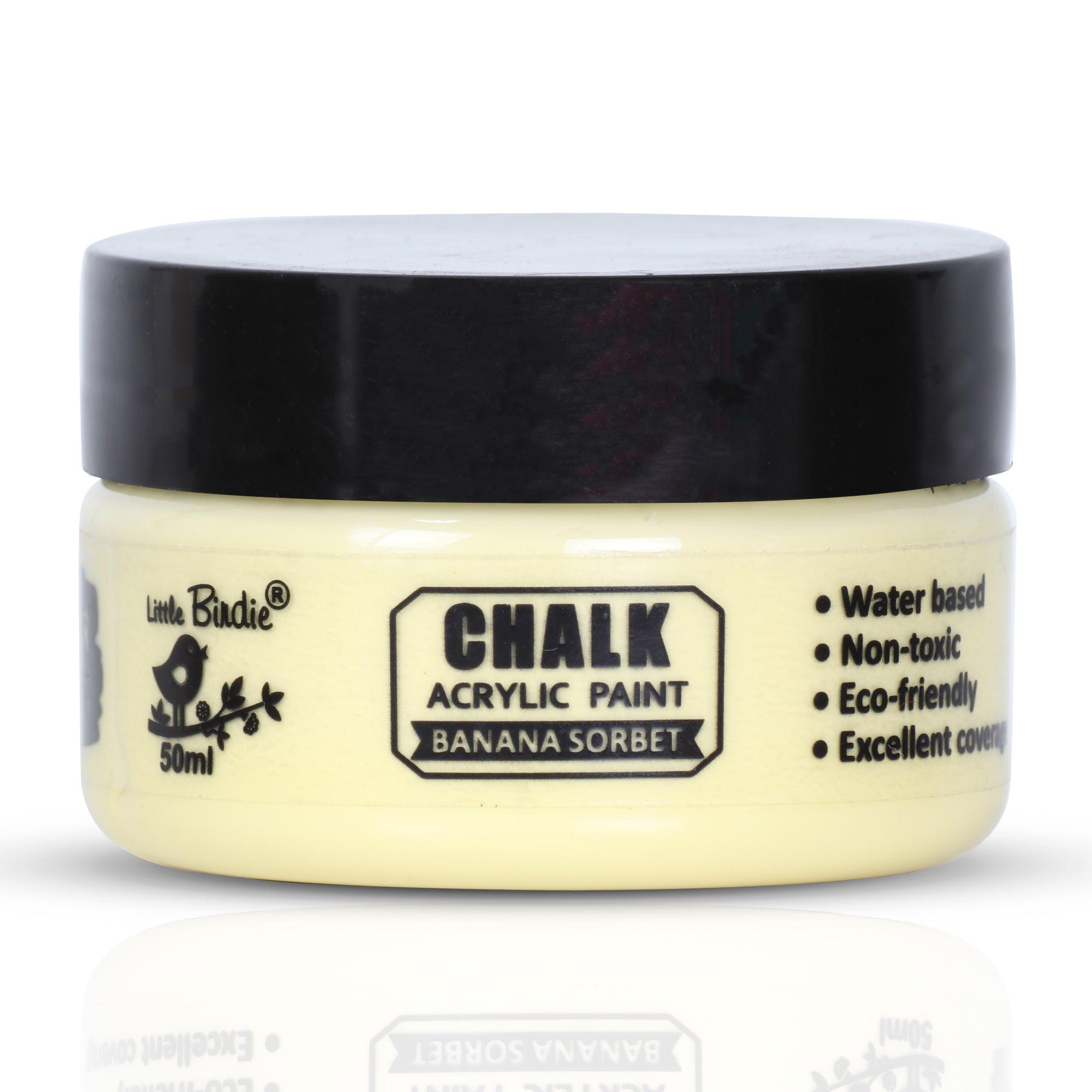 Home Decor Chalk Paint Banana Sorbet 50ml Bottle
