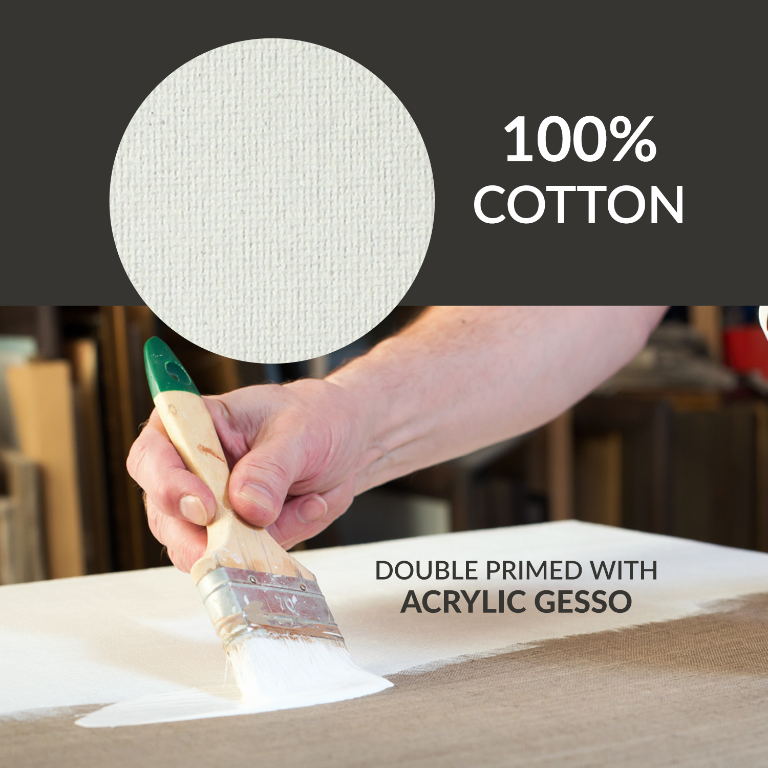 Canvas Board Rectangle 7 X 5Inch 230Gsm 2Mm Thick 4Pc Shrink Lb
