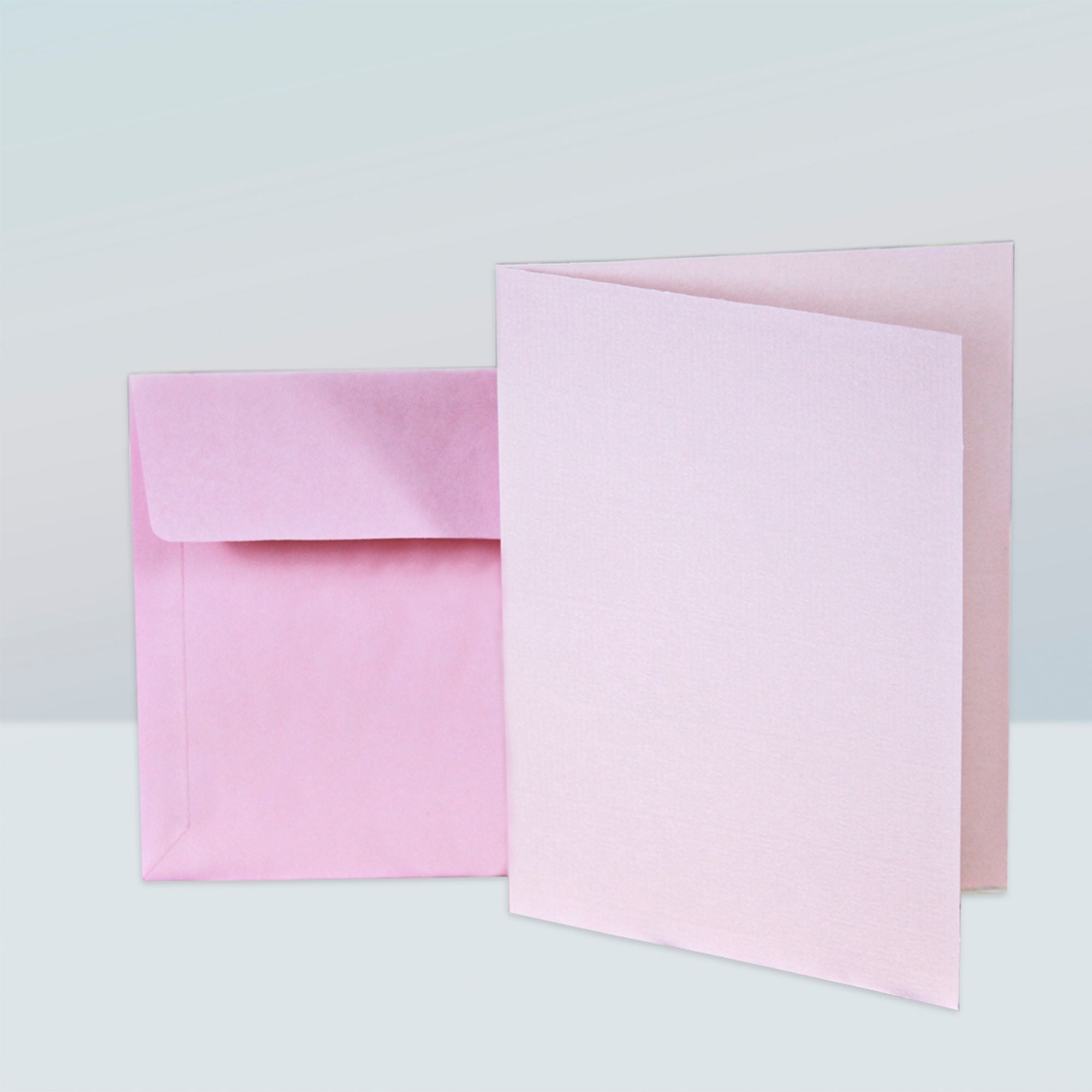 Premium Card & Envelope Texture Paper Pink 4Inch X6Inch  1Pc Lb