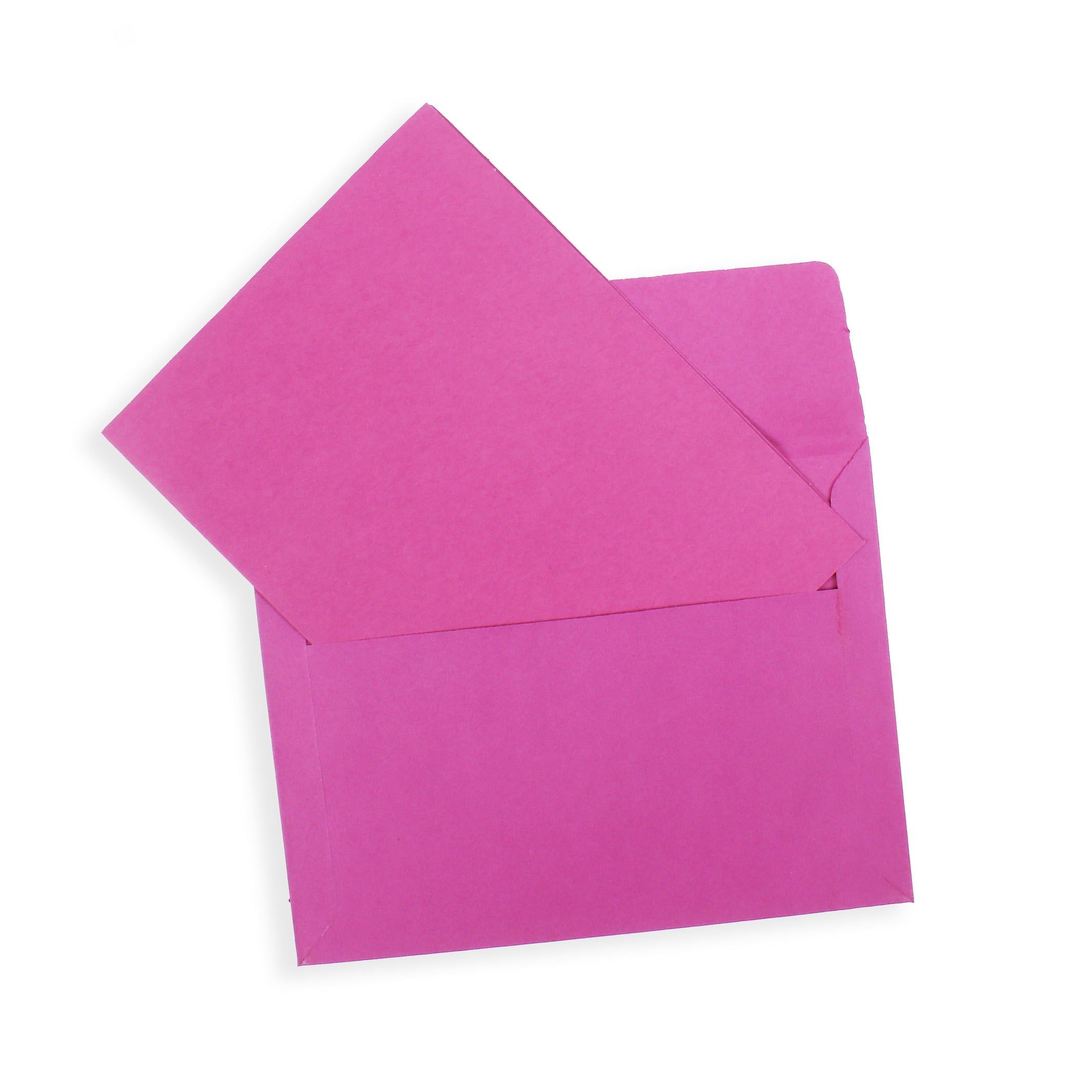 Premium Card & Envelope Hot Pink 4Inch X6Inch  1Pc Lb