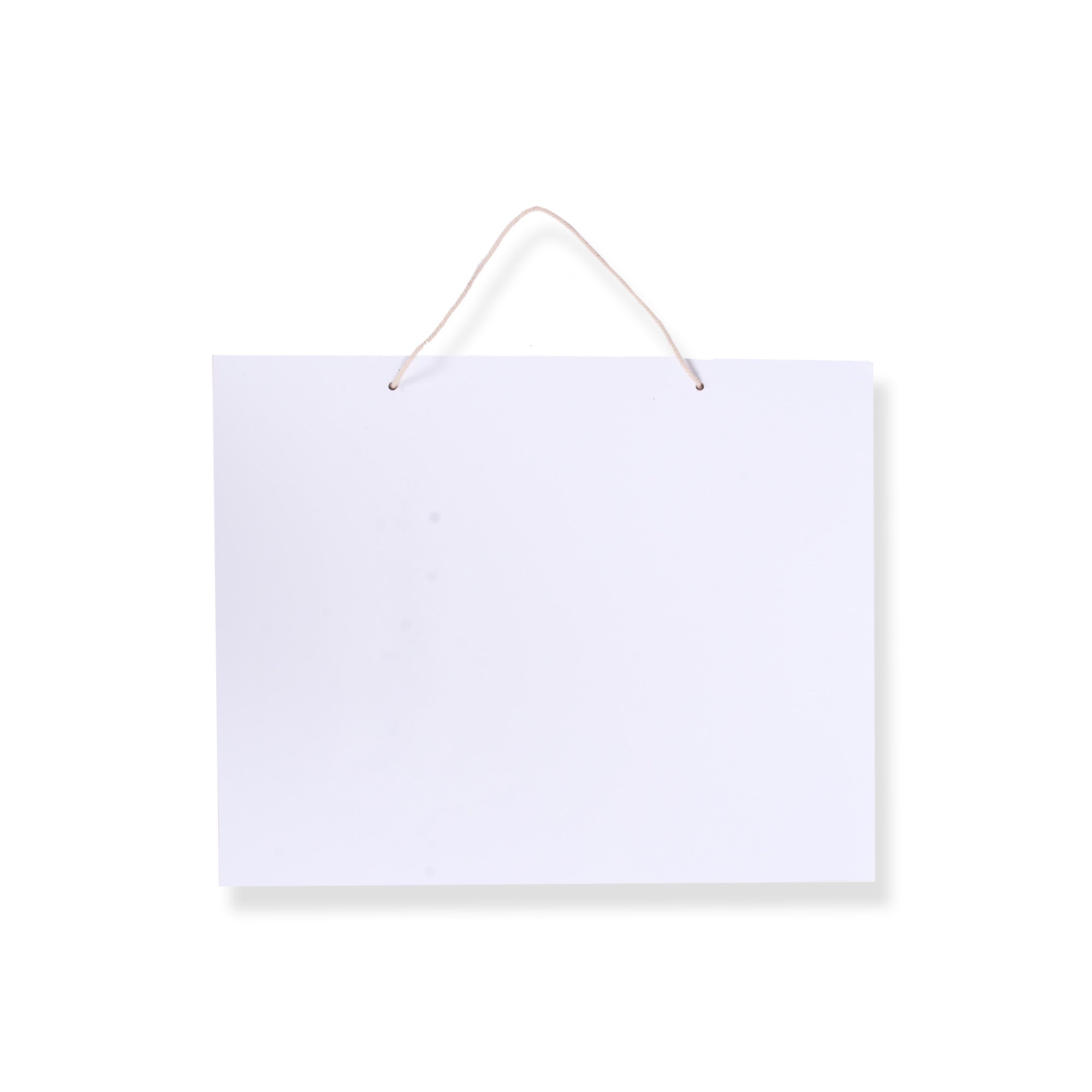 Creative Hanging White Marker Board Landscape Rectangular W6 X H4Inch 5.5Mm Thick 1Pc Lb