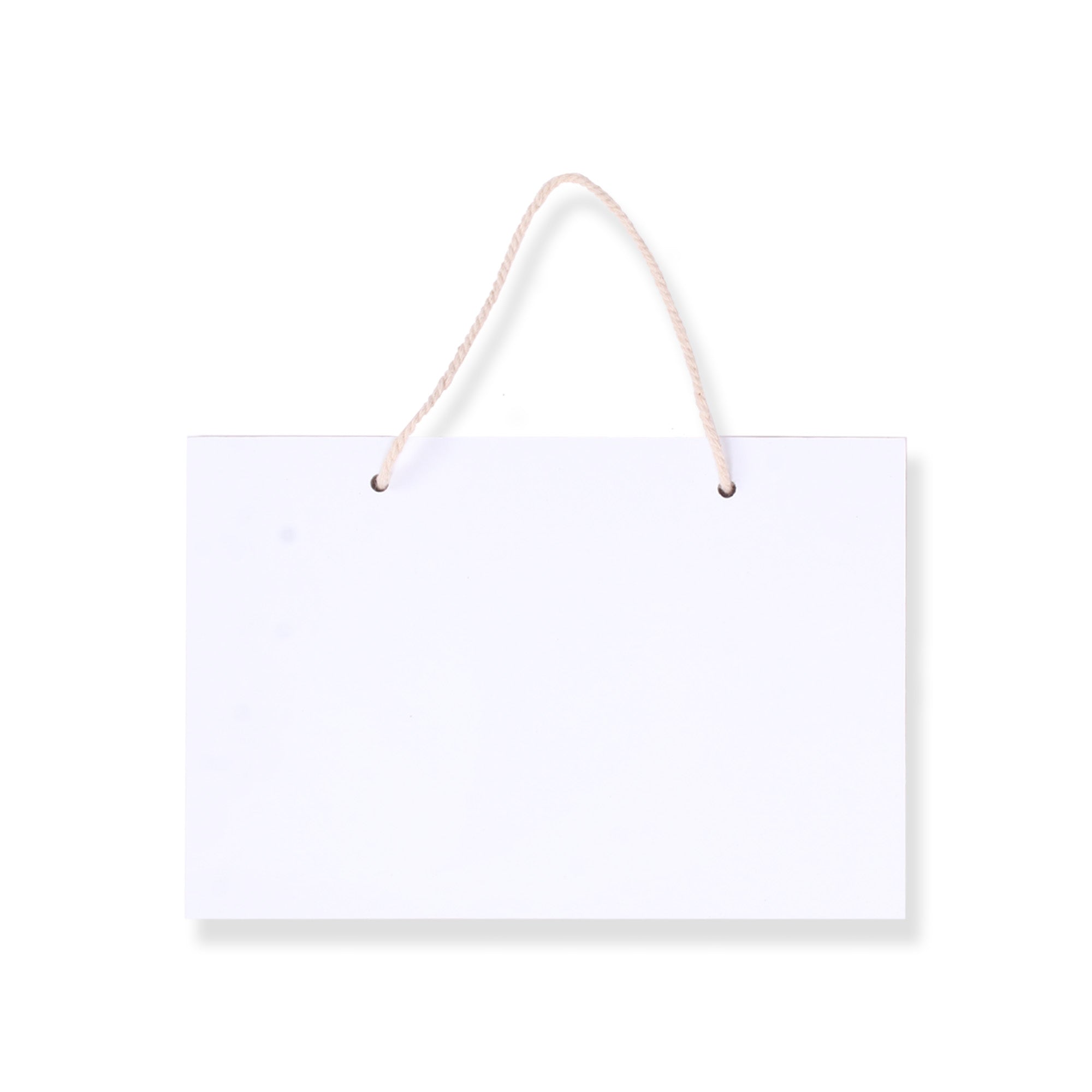 Creative Hanging White Marker Board Landscape Rectangular W12 X H10Inch 5.5Mm Thick 1Pc Lb