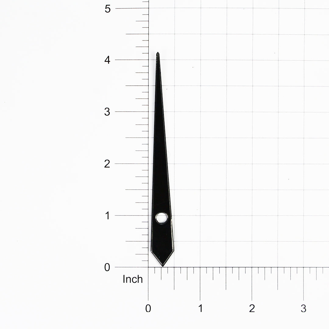 Clock Hands Hour And Minute Chronos Black Hour 10.6Cm; Minute 14.3Cm 2Pc Pbci Lb