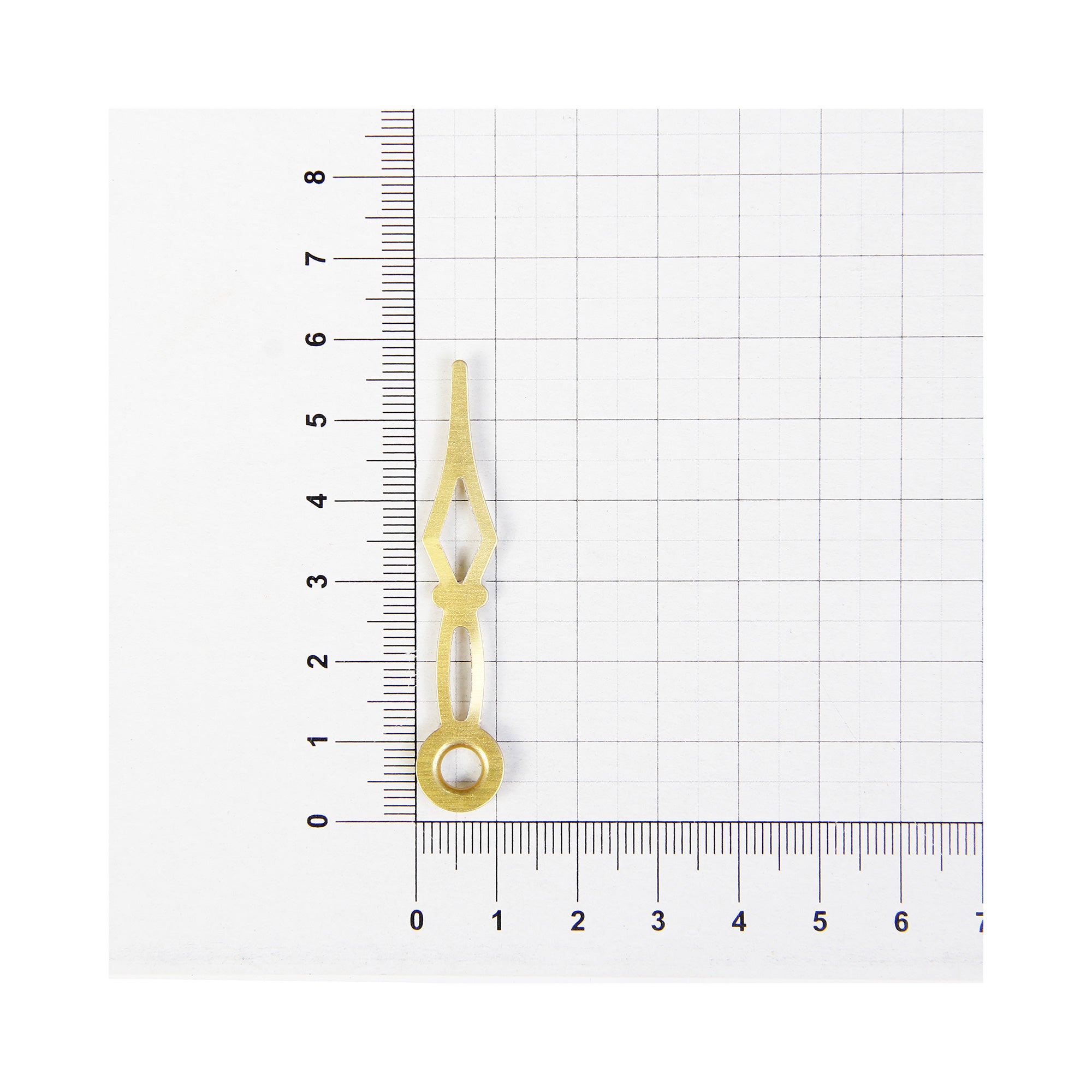 Clock Hands Hour And Minute Dimond Gold Hour 5.7Cm; Minute 7.4Cm 2Pc Pbci Ib