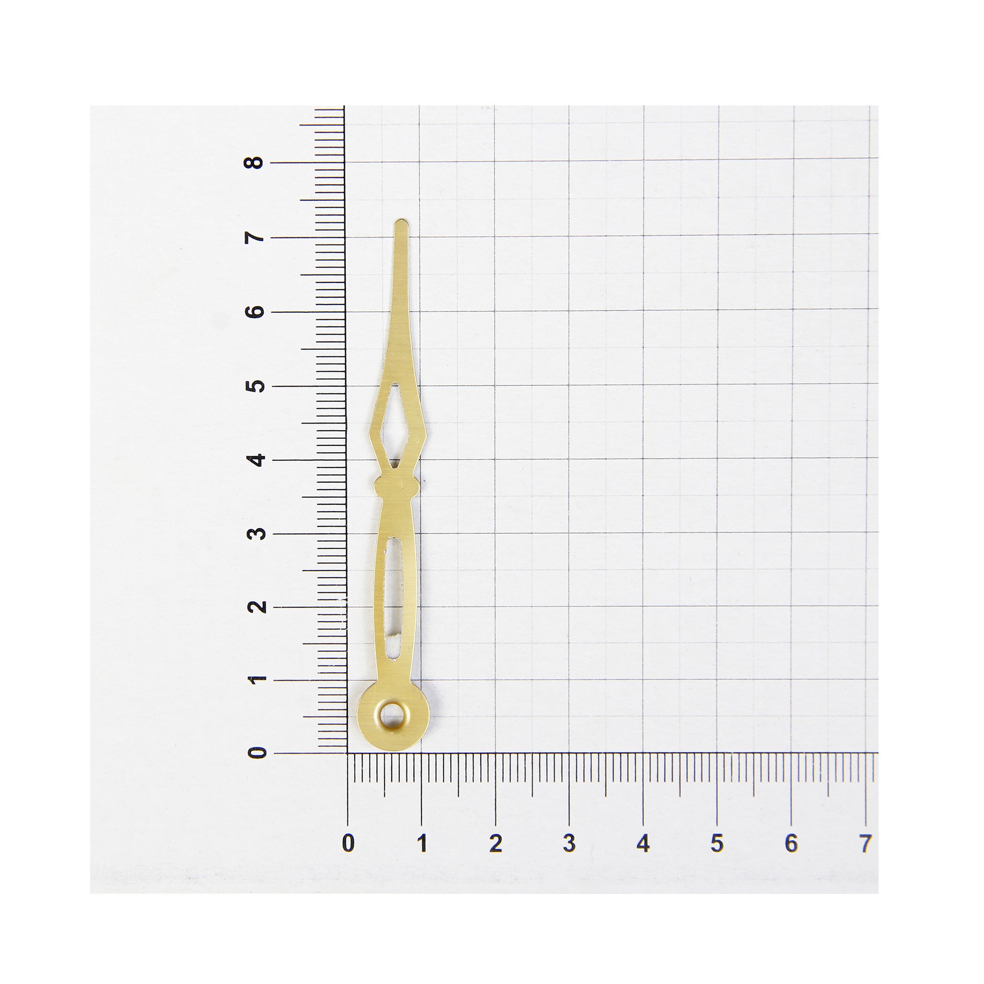 Clock Hands Hour And Minute Dimond Gold Hour 5.7Cm; Minute 7.4Cm 2Pc Pbci Ib