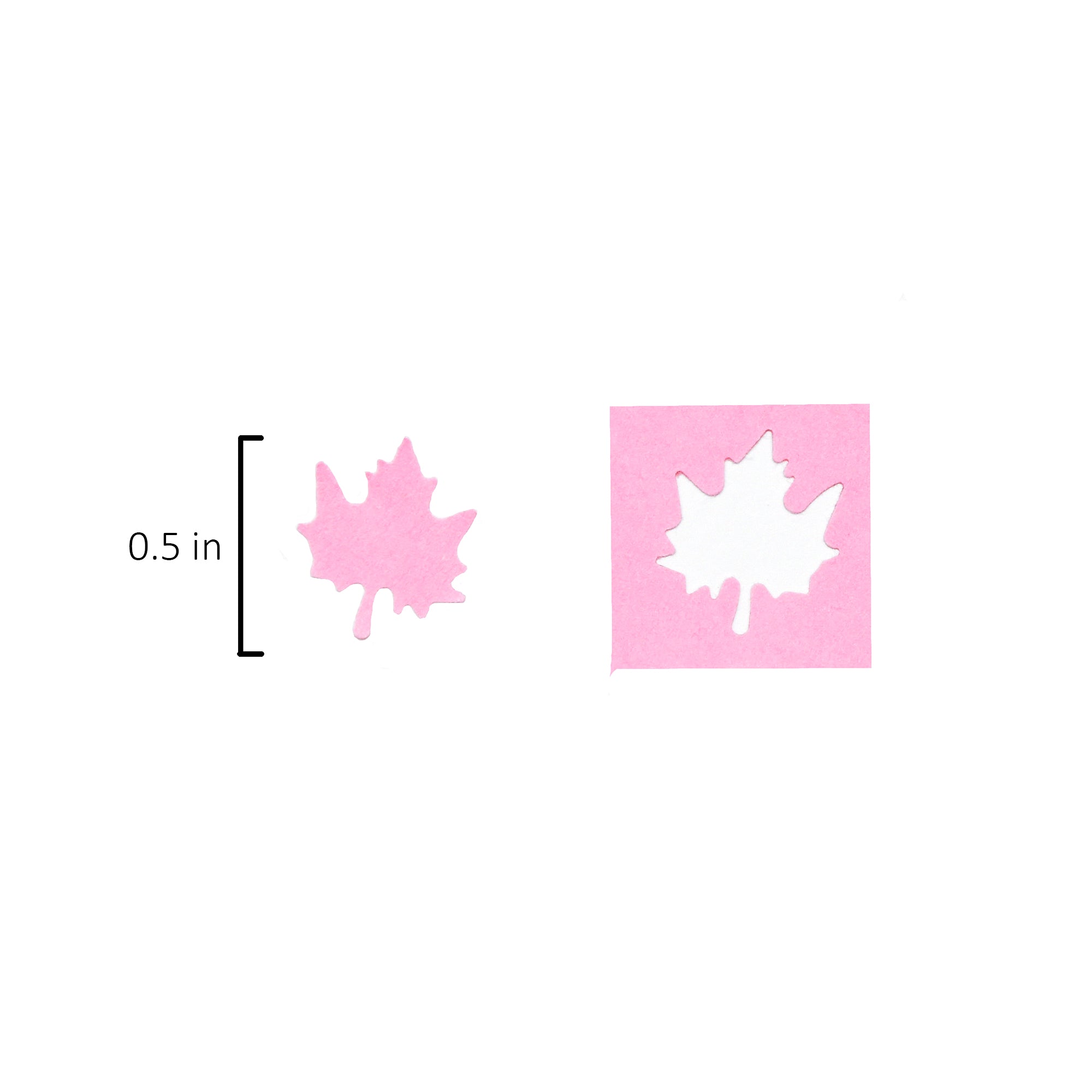 Craft Punch Cutting Size 1.5Cm Maple Leaf 1Pc Lb