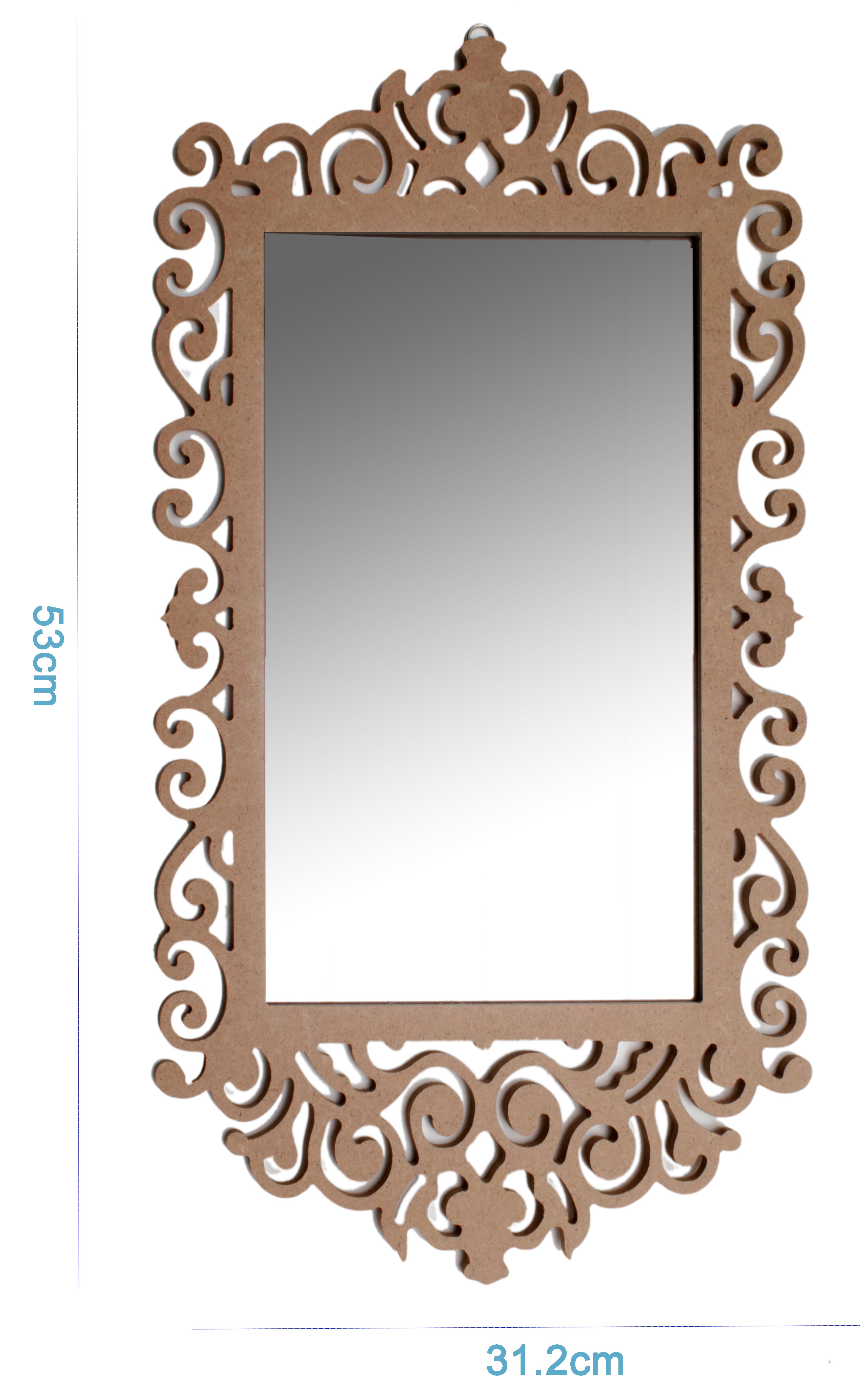 Mdf Mirror Frame 12.5 X 2Inch 5.5Mm Thick 1Pc Sw Lb