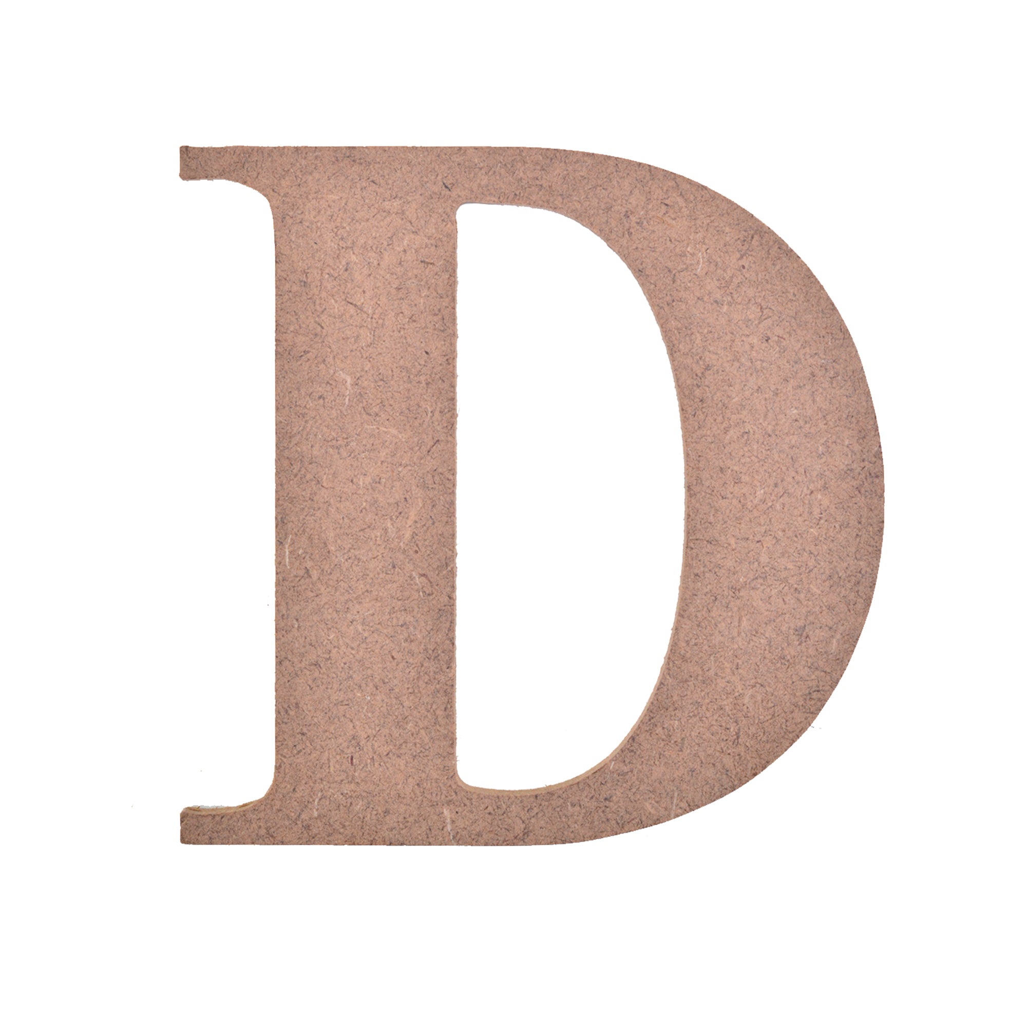 MDF Alphabet Upper Case D 4 X 4Inch 5.5Mm Thick 1Pc Lb