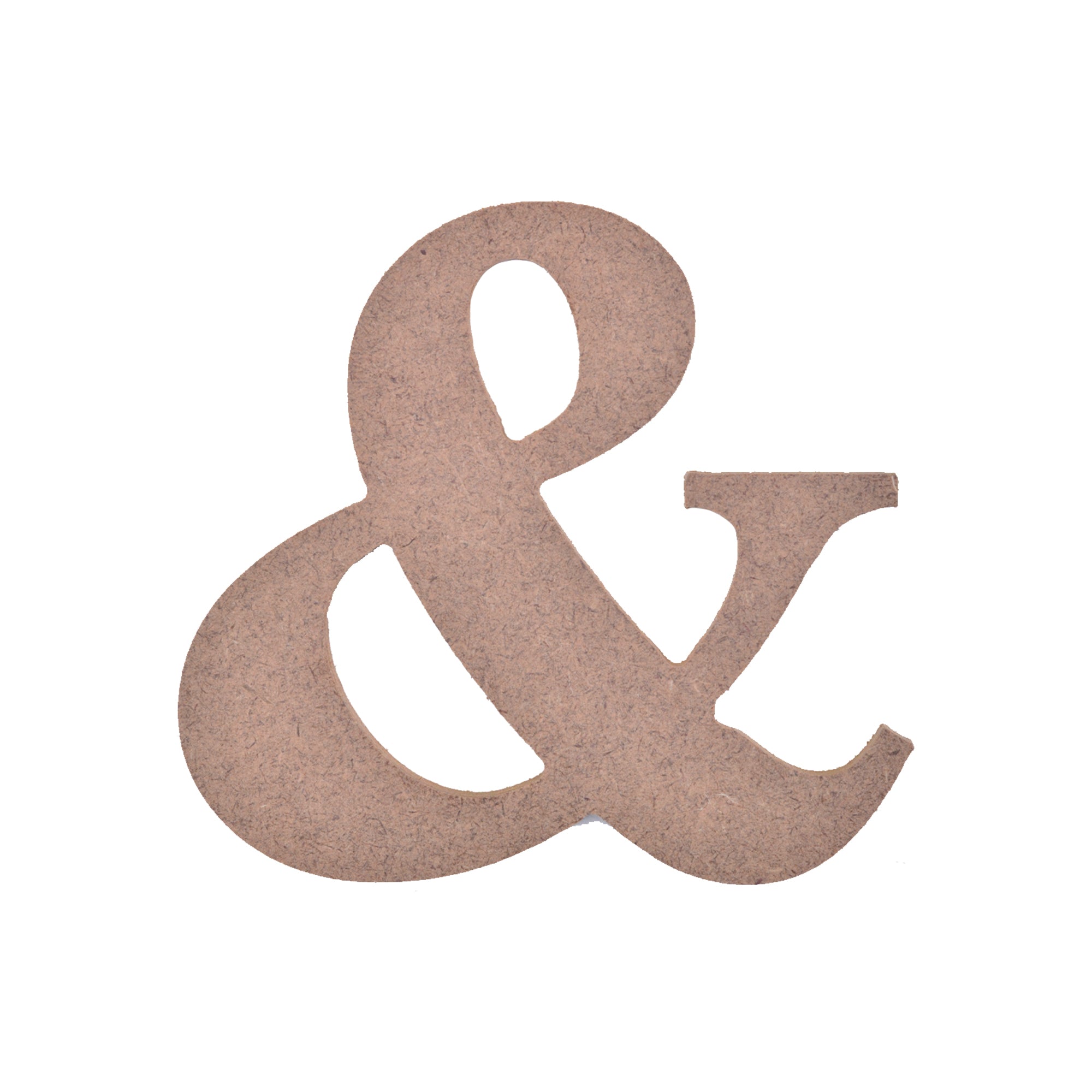 MDF Symbol - & | 4 X 4Inch | 5.5 mm Thick - 1Pc