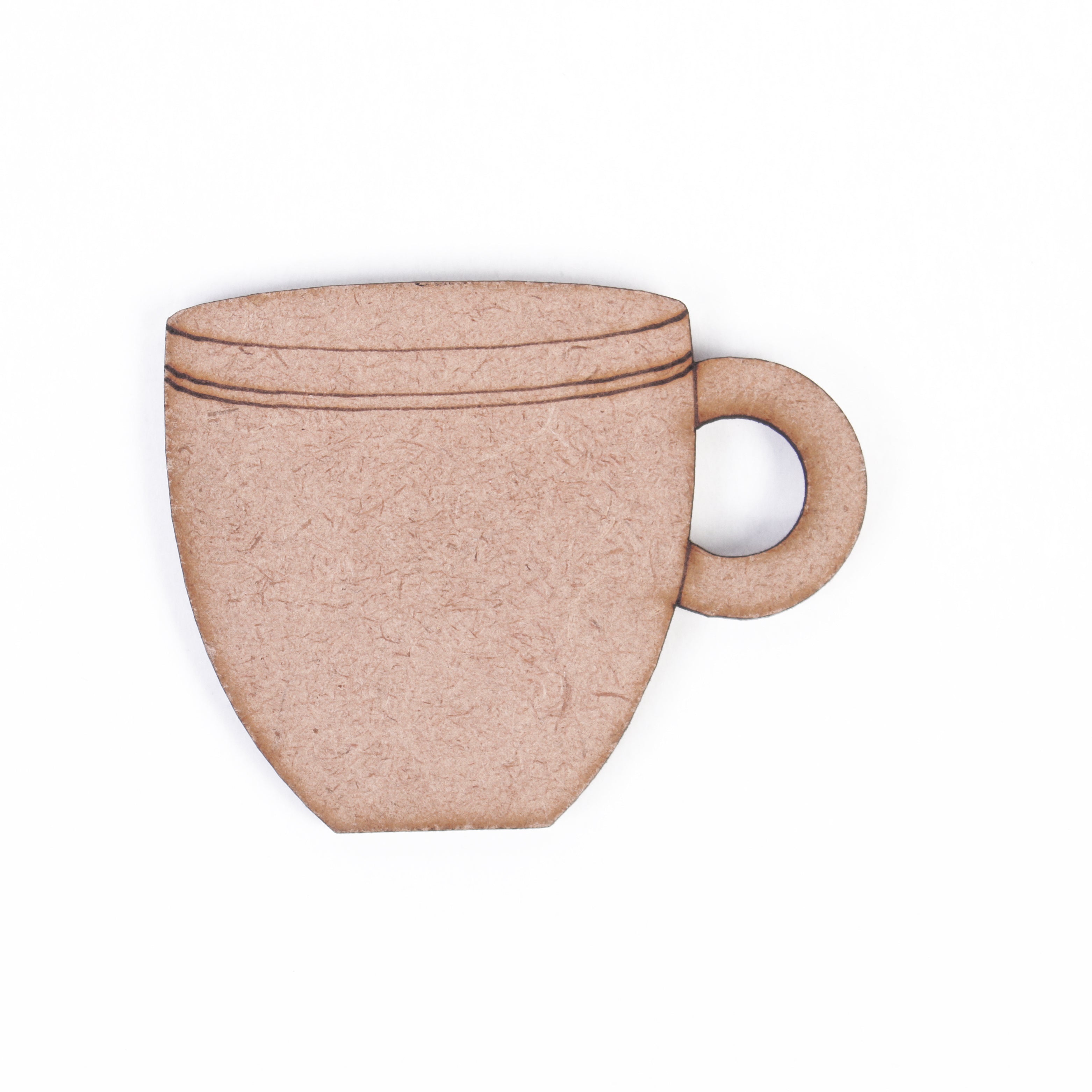 MDF Fridge Magnet Blank - Cup, 2.5in x 2in, Thickness 2mm