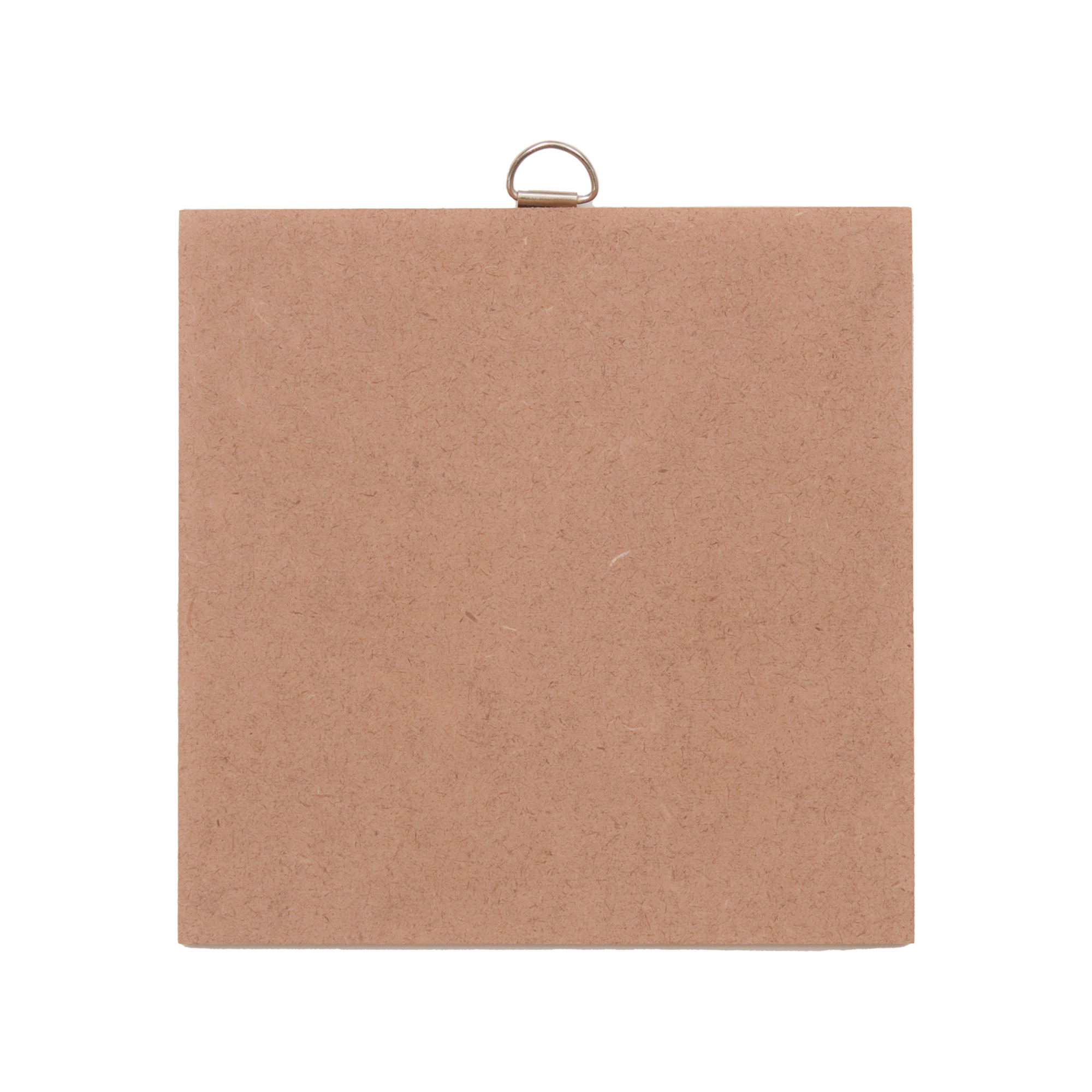 MDF Hanging Panel With D Ring 6 X 6Inch 5.5Mm Thick 1Pc Sw Lb