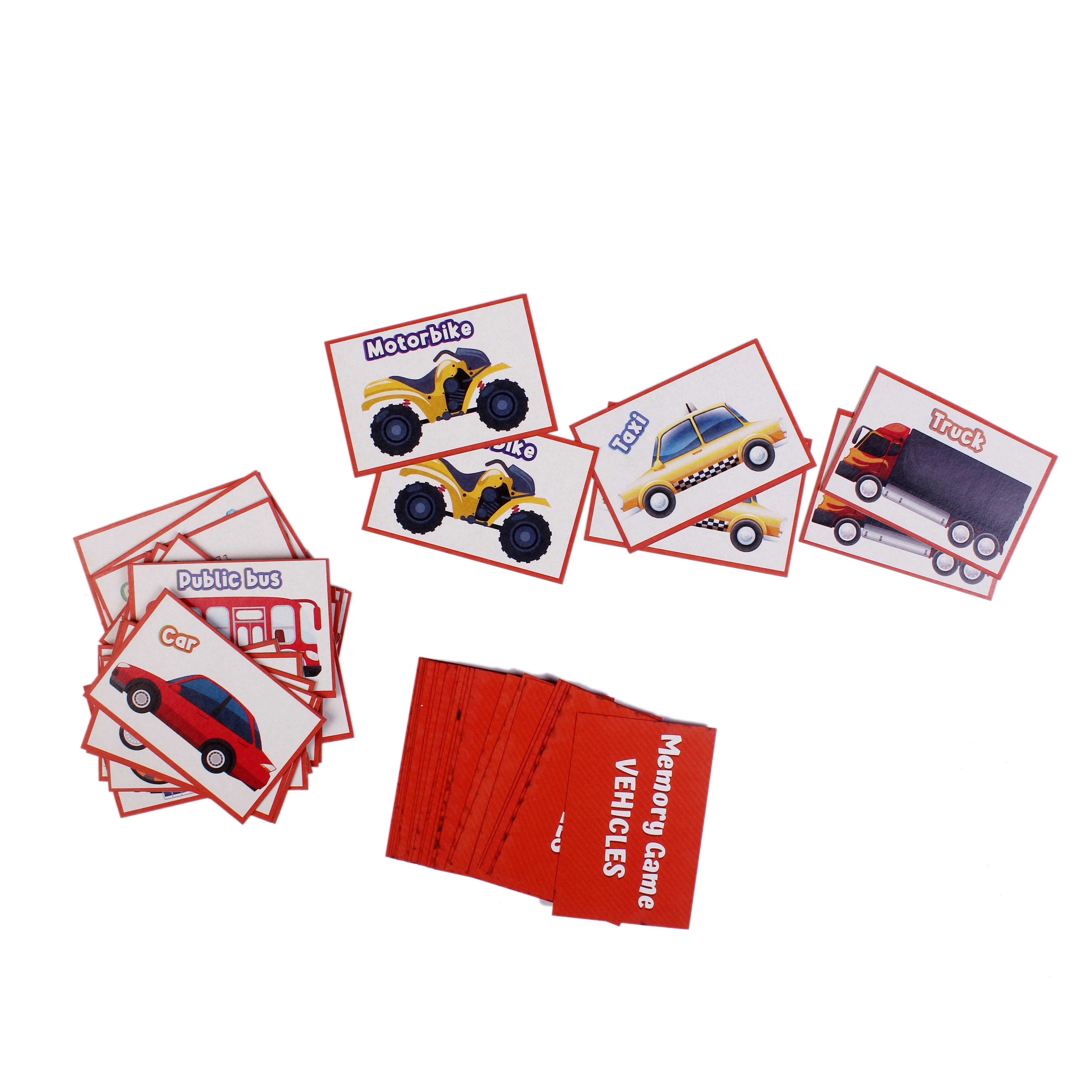 Memory Game Vehicles Kit 1Box Lb