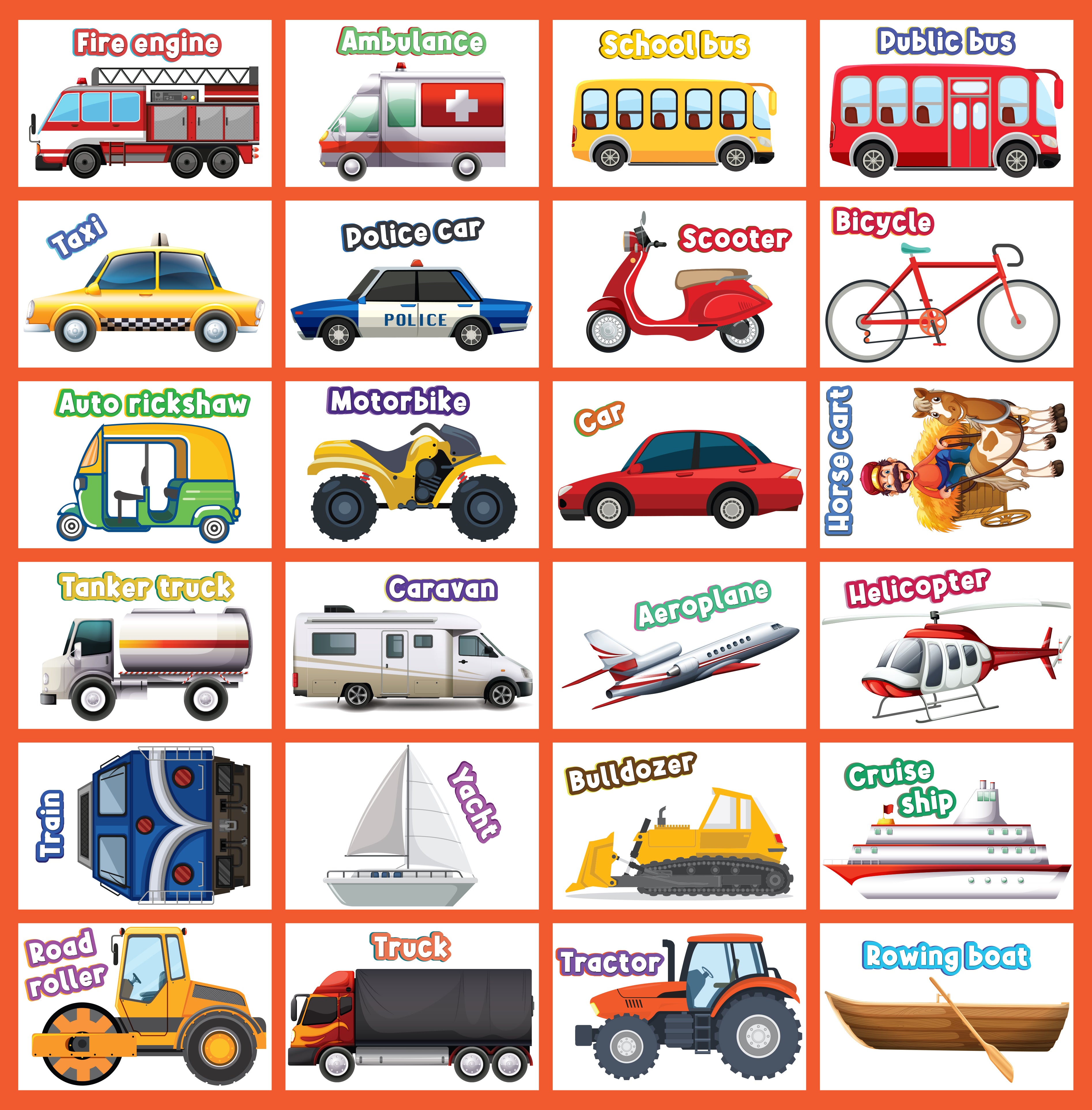 Memory Game Vehicles Kit 1Box Lb