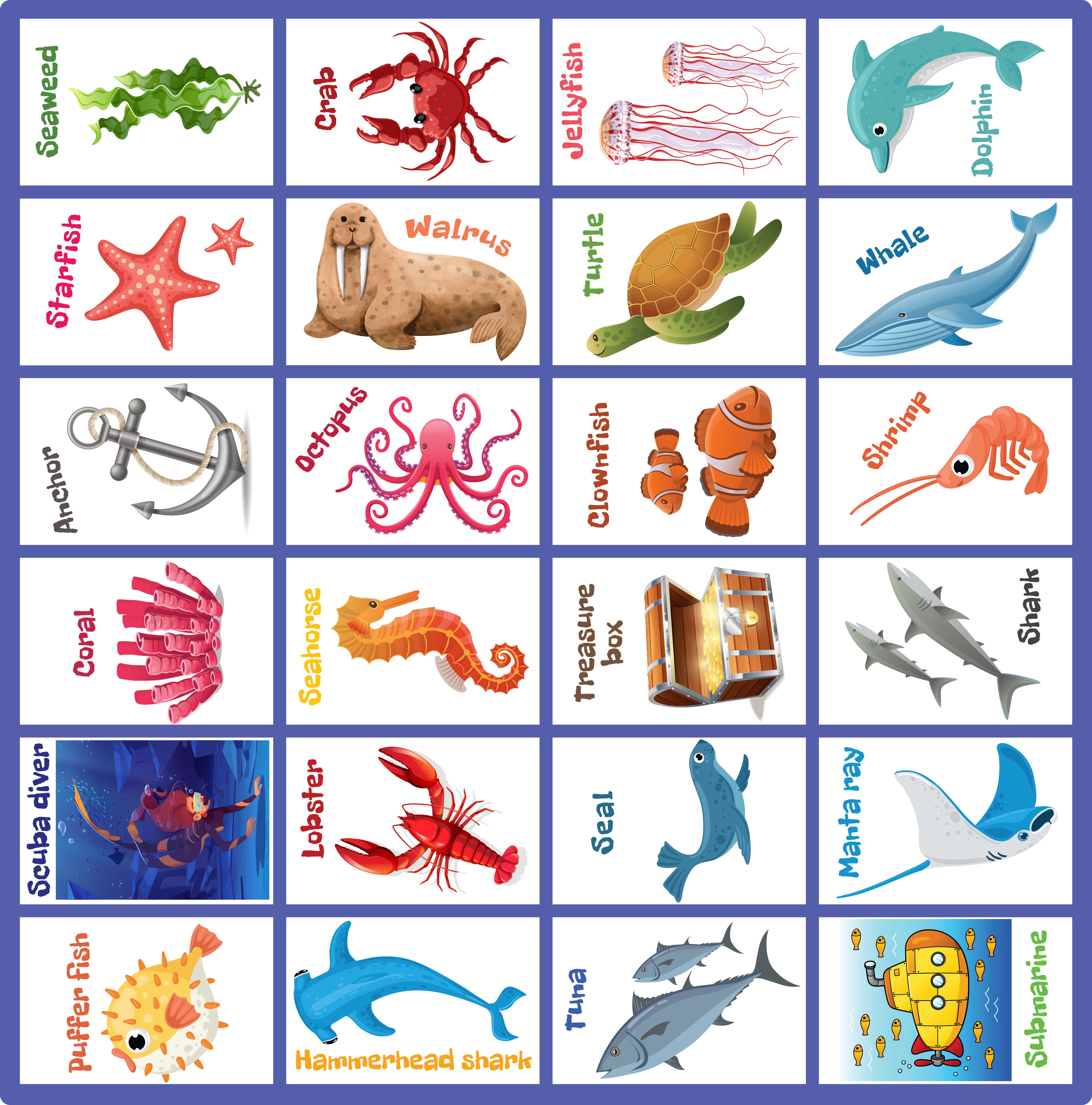 Memory Game Under The Sea Kit 1Box Lb