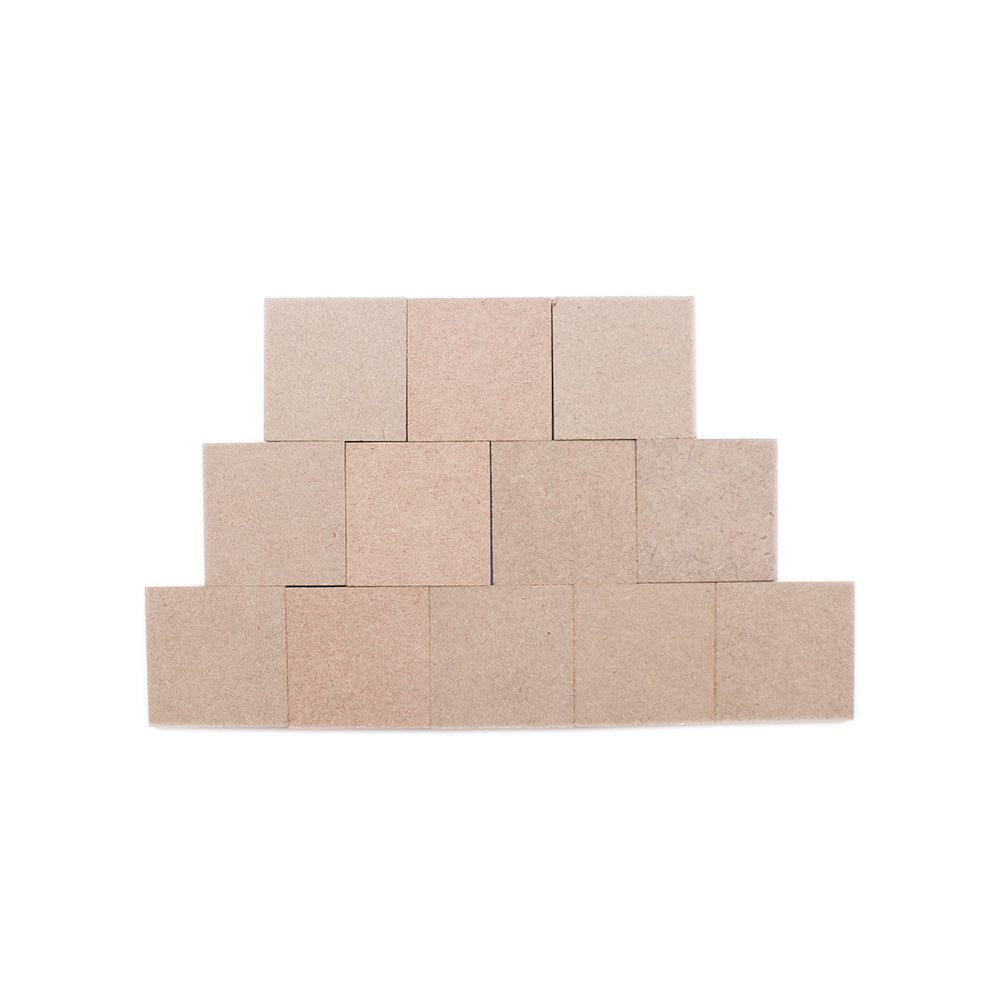 MDF Shapes Square 5Cm 12Pc Lb