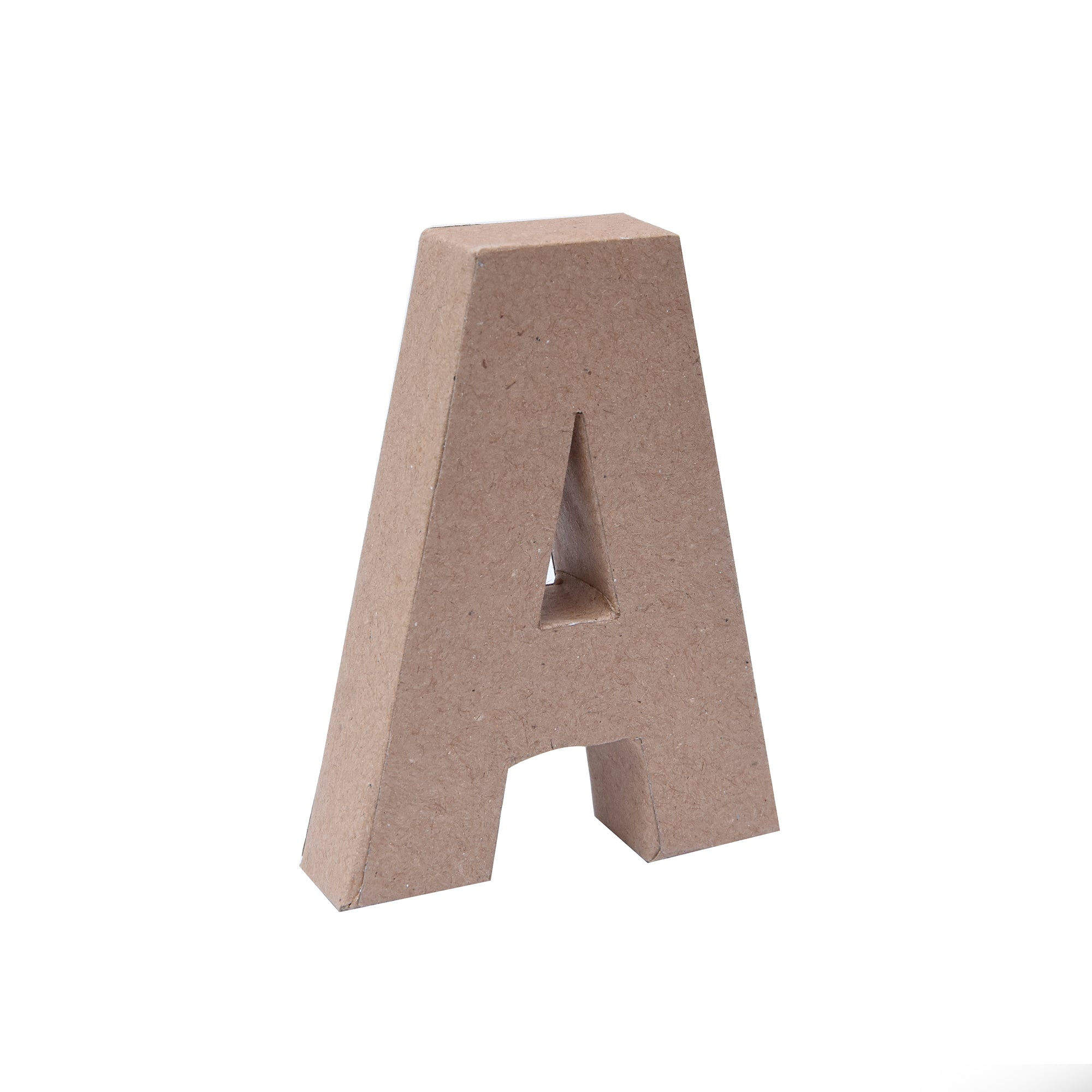 Paper Mache Alphabet A Approx 3 X 4 X 0.78Inch 1Pc Lb