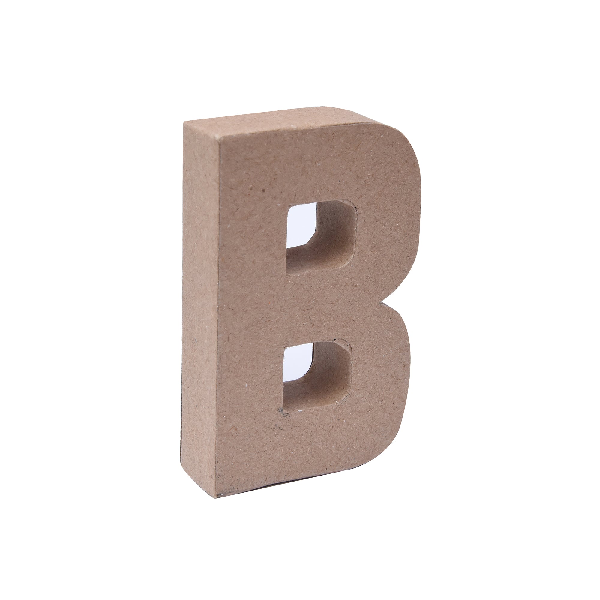 Paper Mache Alphabet B Approx 2.5 X 4 X 0.78Inch 1Pc Lb