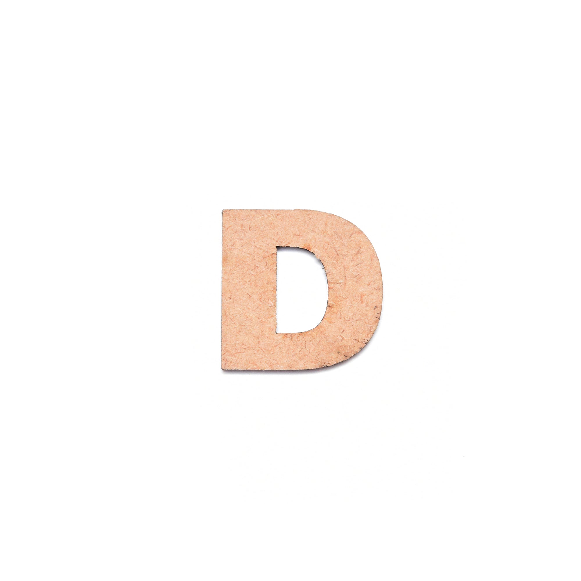 MDF Alphabet Upper Case D 1Inch 2Mm Thick 1Pc