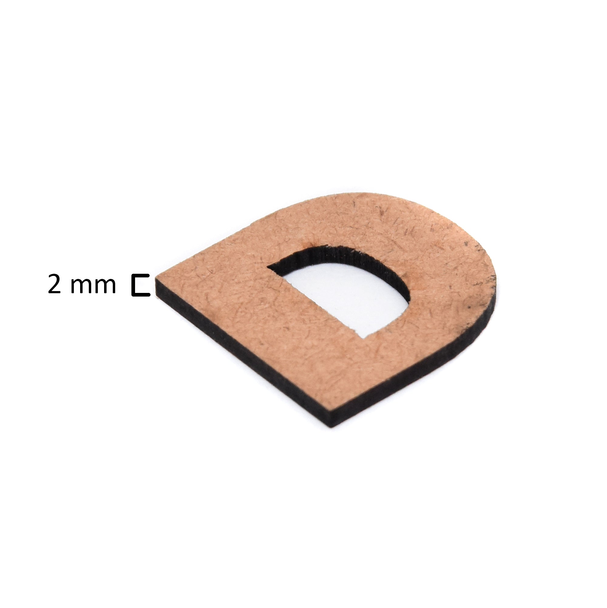 MDF Alphabet Upper Case D 1Inch 2Mm Thick 1Pc