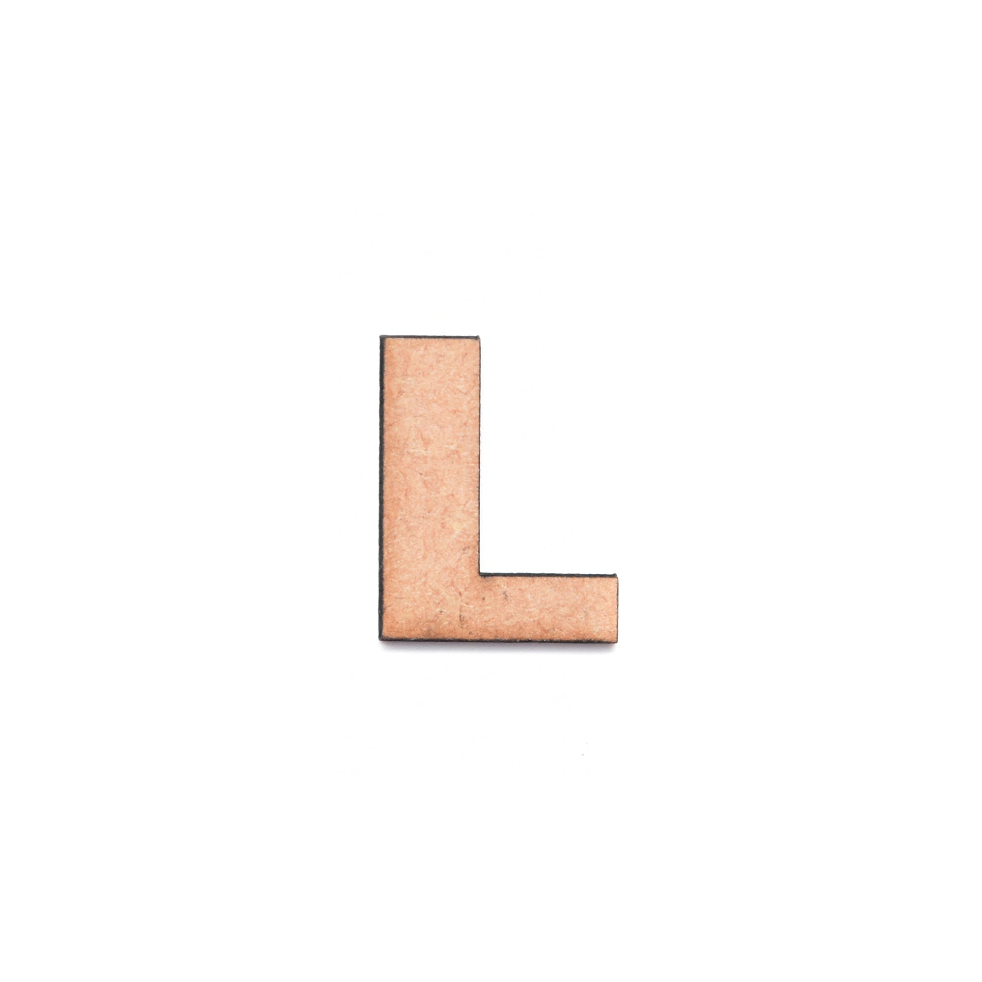 MDF Alphabet Upper Case L 1Inch 2Mm Thick 1Pc