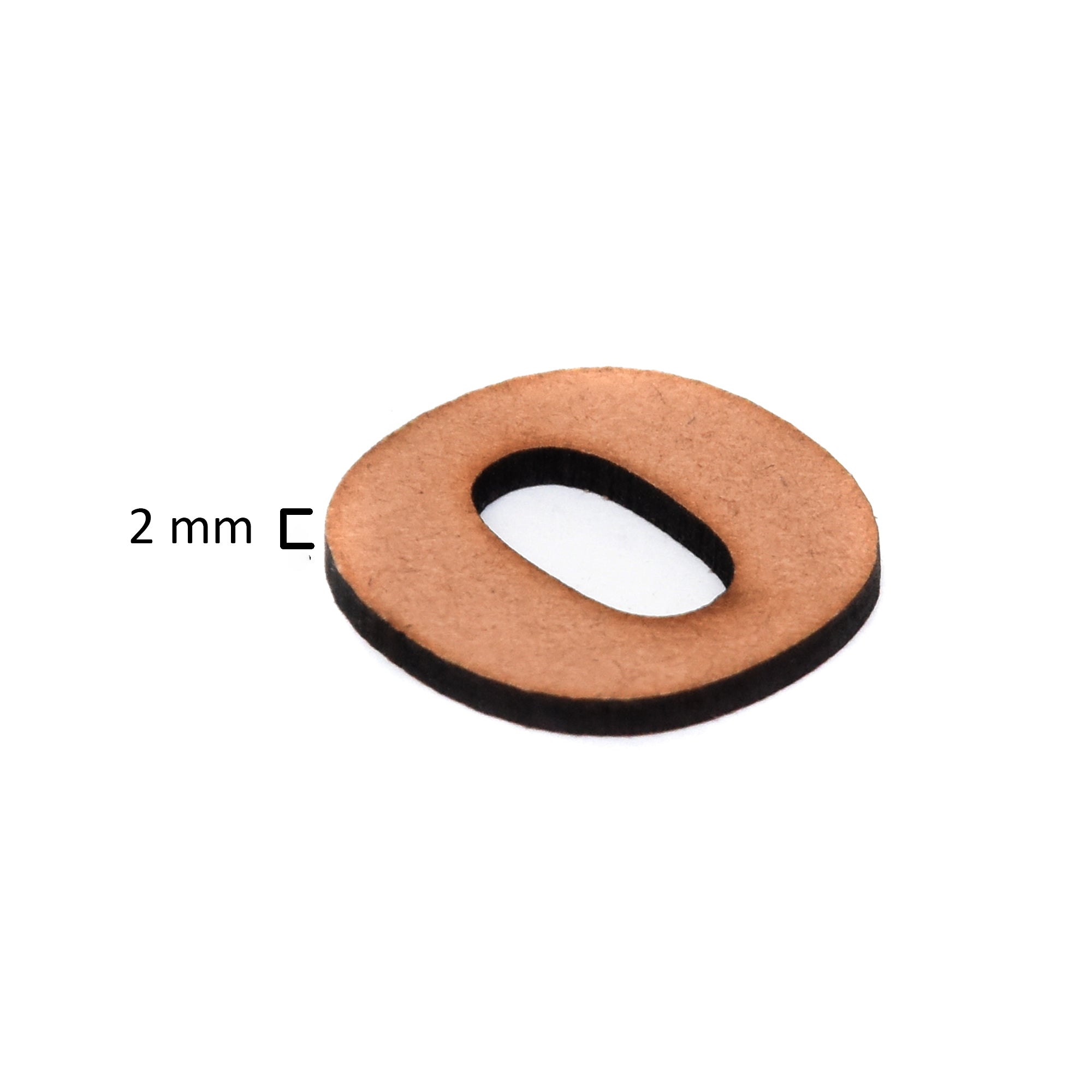 MDF Alphabet Upper Case O 1Inch 2Mm Thick 1Pc